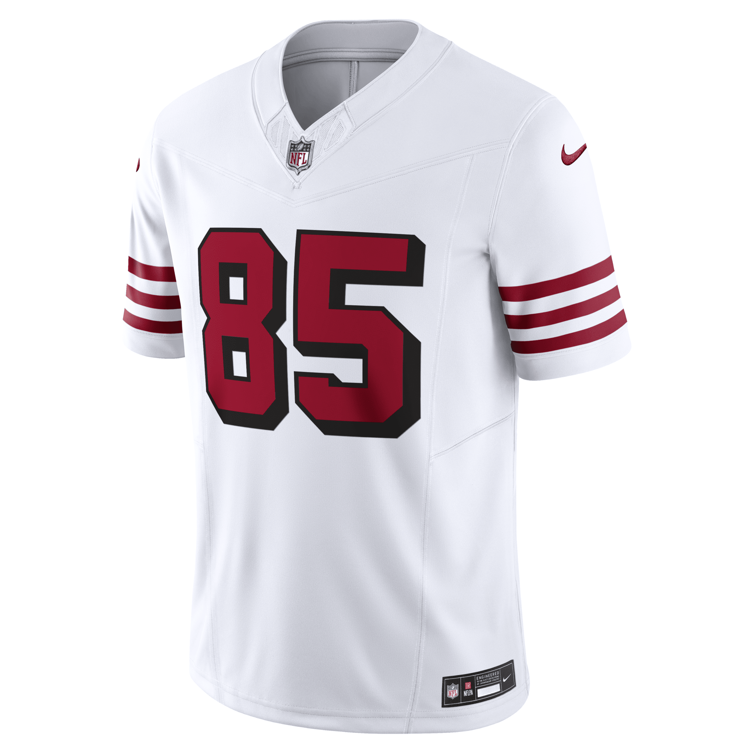 George Kittle San Francisco 49ers Nike Men's Dri-Fit NFL Limited Football Jersey in White, Size: 3XL | 31NMSFLC73F-UZ0