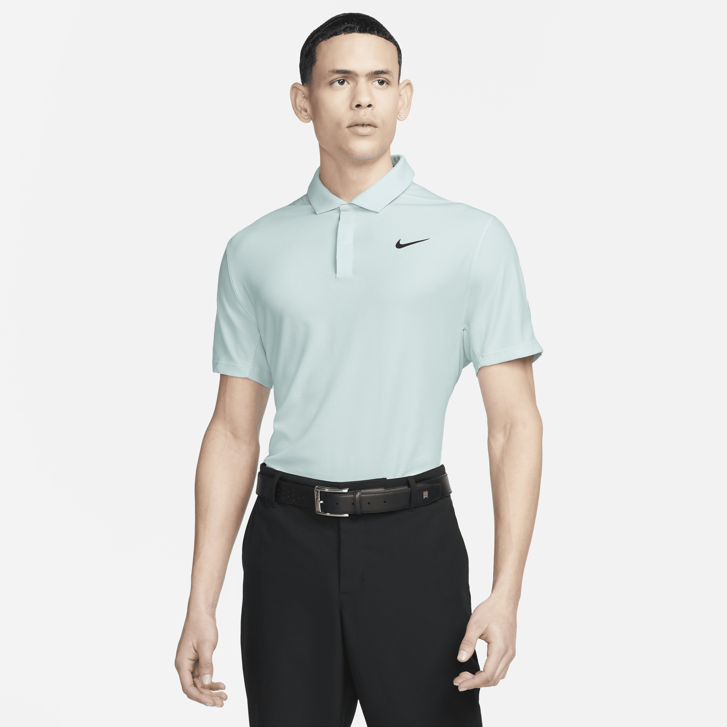 Nike Men's Dri-fit Tiger Woods Golf Polo In Green
