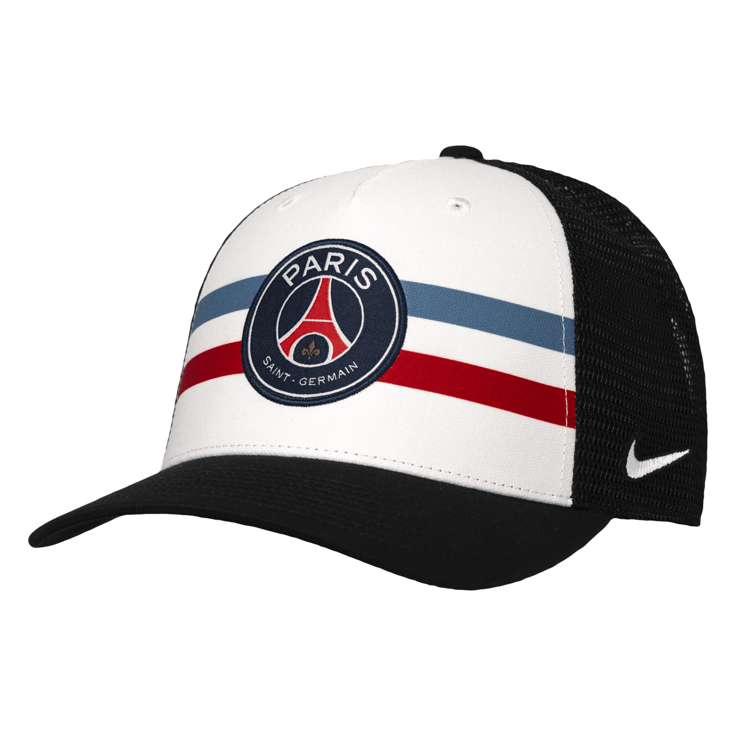 Shop Nike Paris Saint-germain  Unisex Soccer Trucker Cap In Black