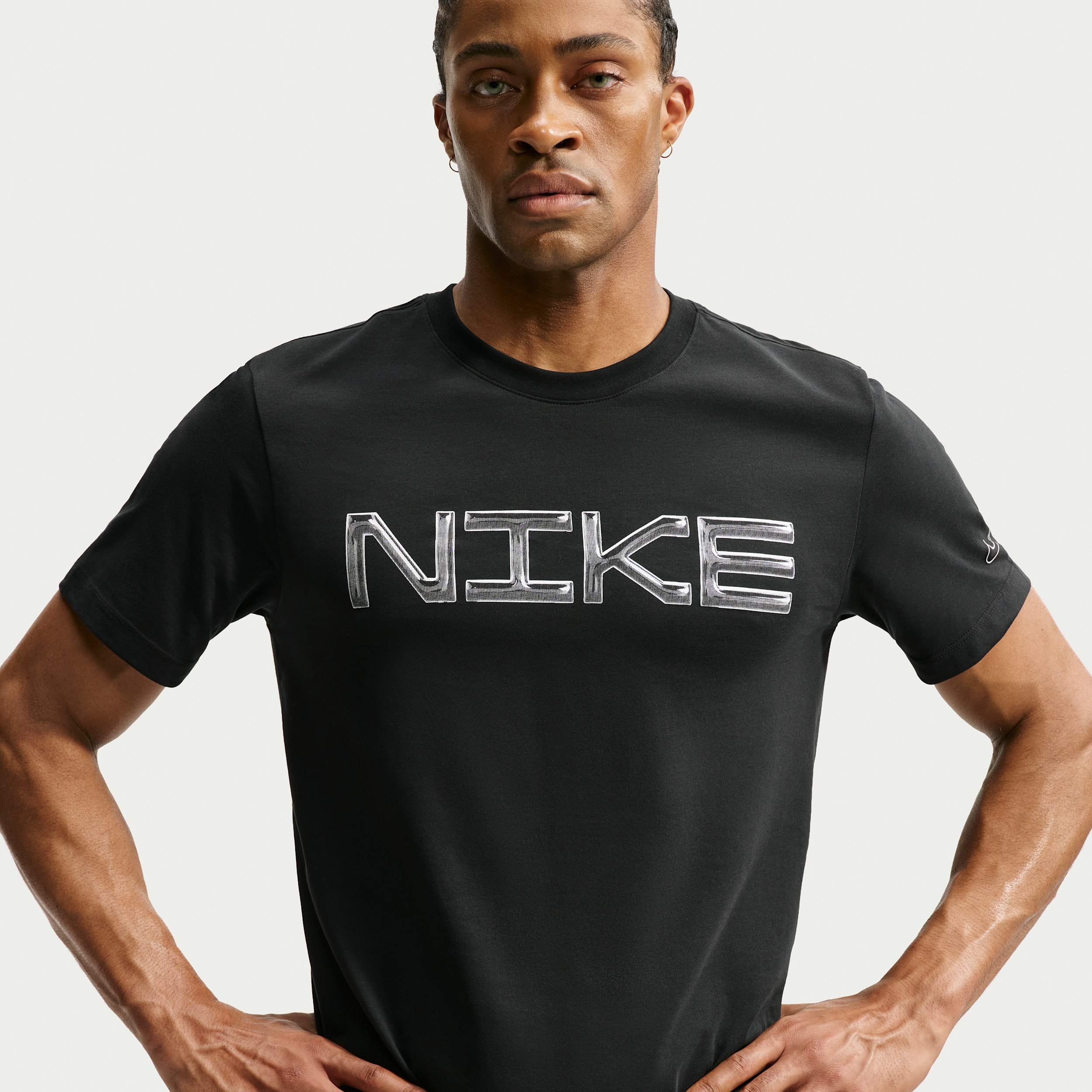 Nike Men's Dri-fit Training T-shirt In Black