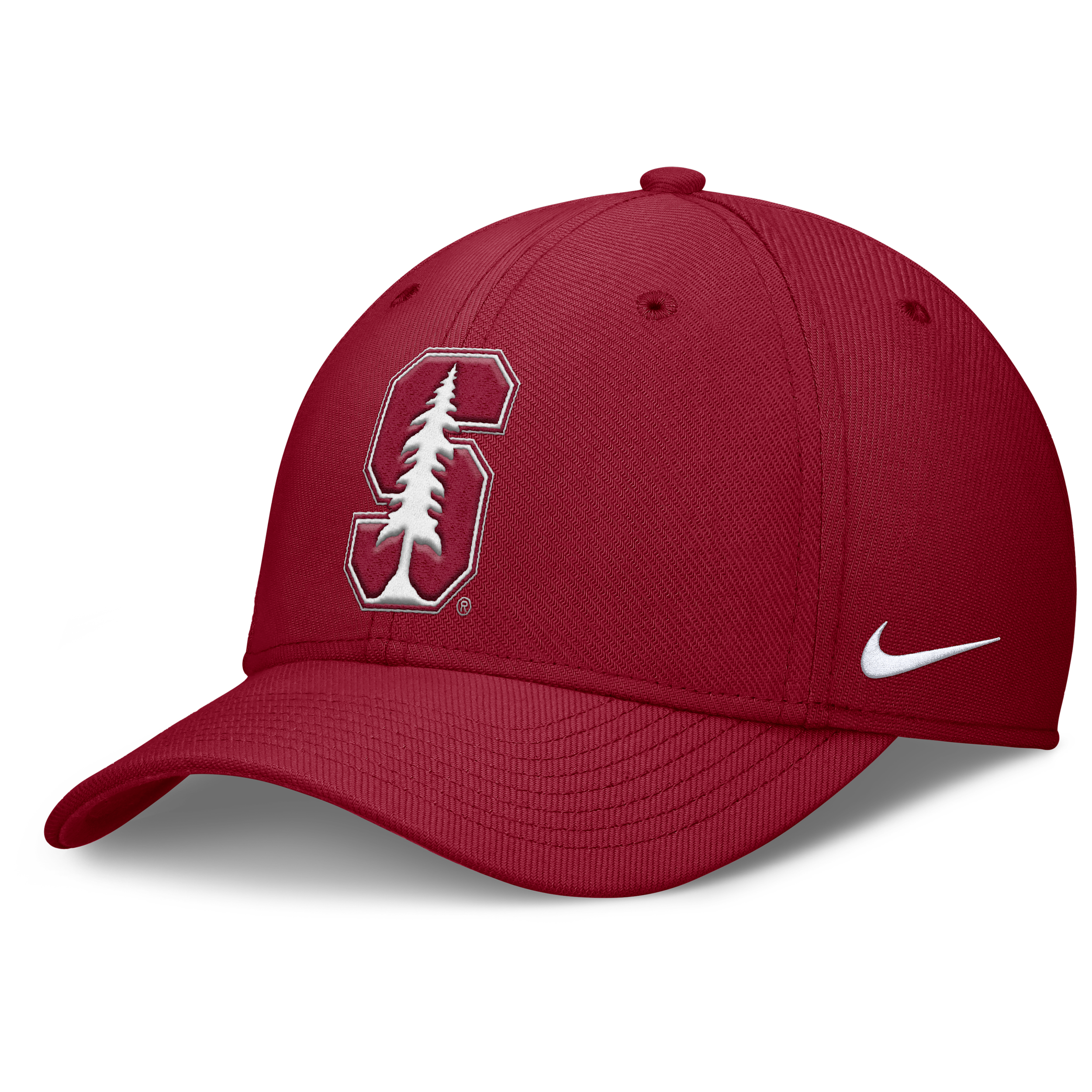 Men's Nike Cardinal Stanford Cardinal Rise SwooshFlex Dri-fit Hat - Cardinal