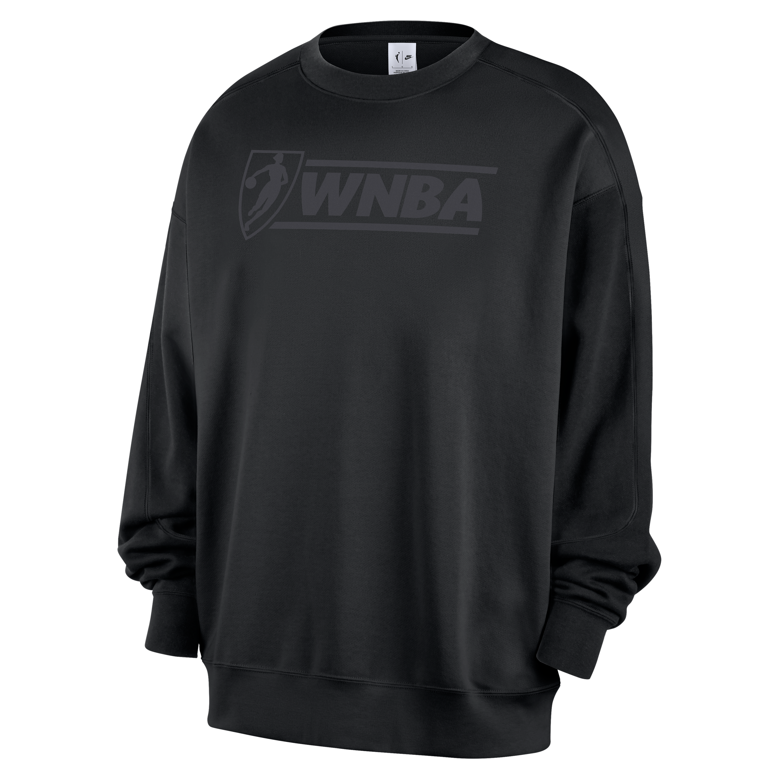 Nike Men's WNBA 30th Fleece Crew in Black | IF4410-010