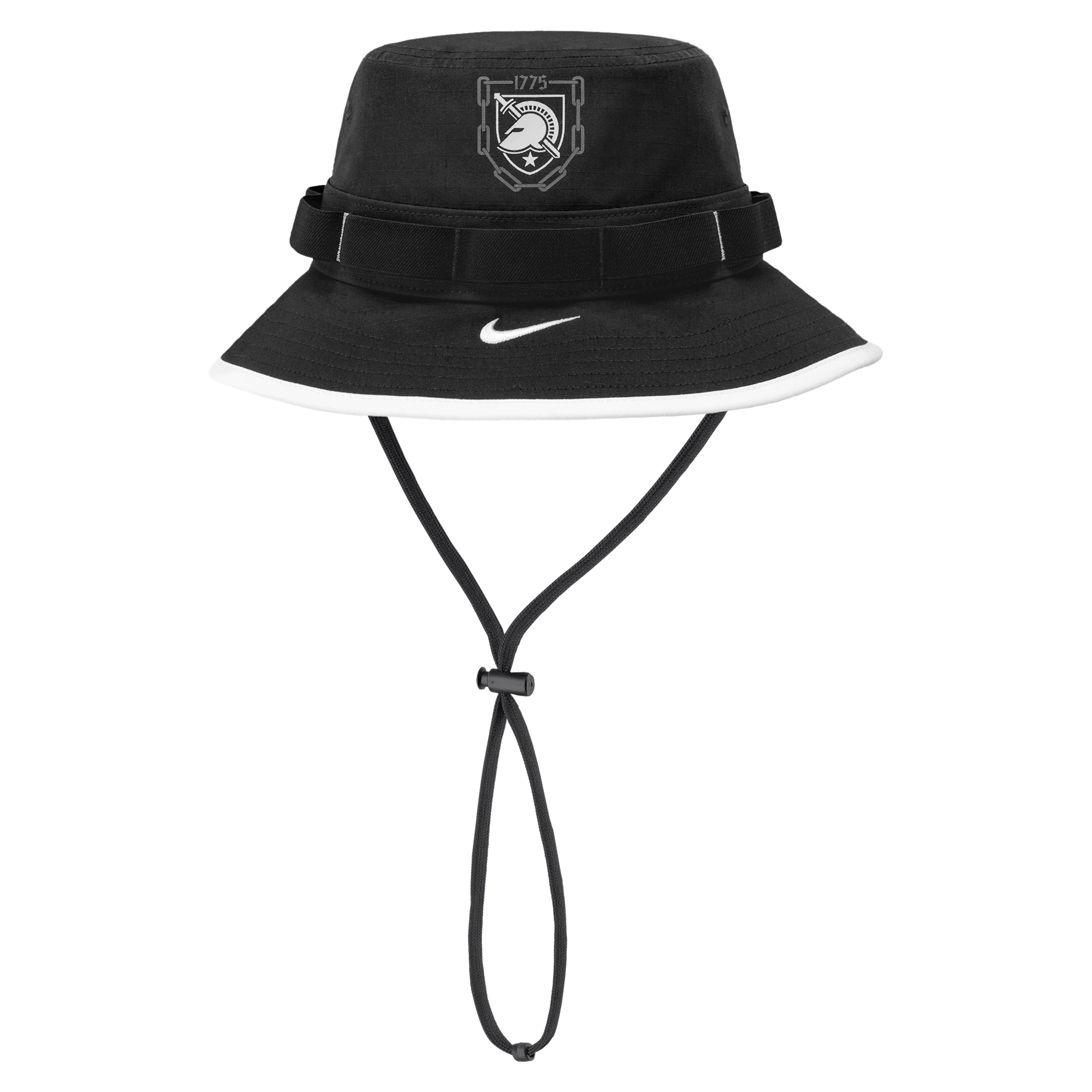 Army Rivalry Collection Boonie Nike Men's Dri-FIT College Bucket Hat in Black | C16555AR14-00A