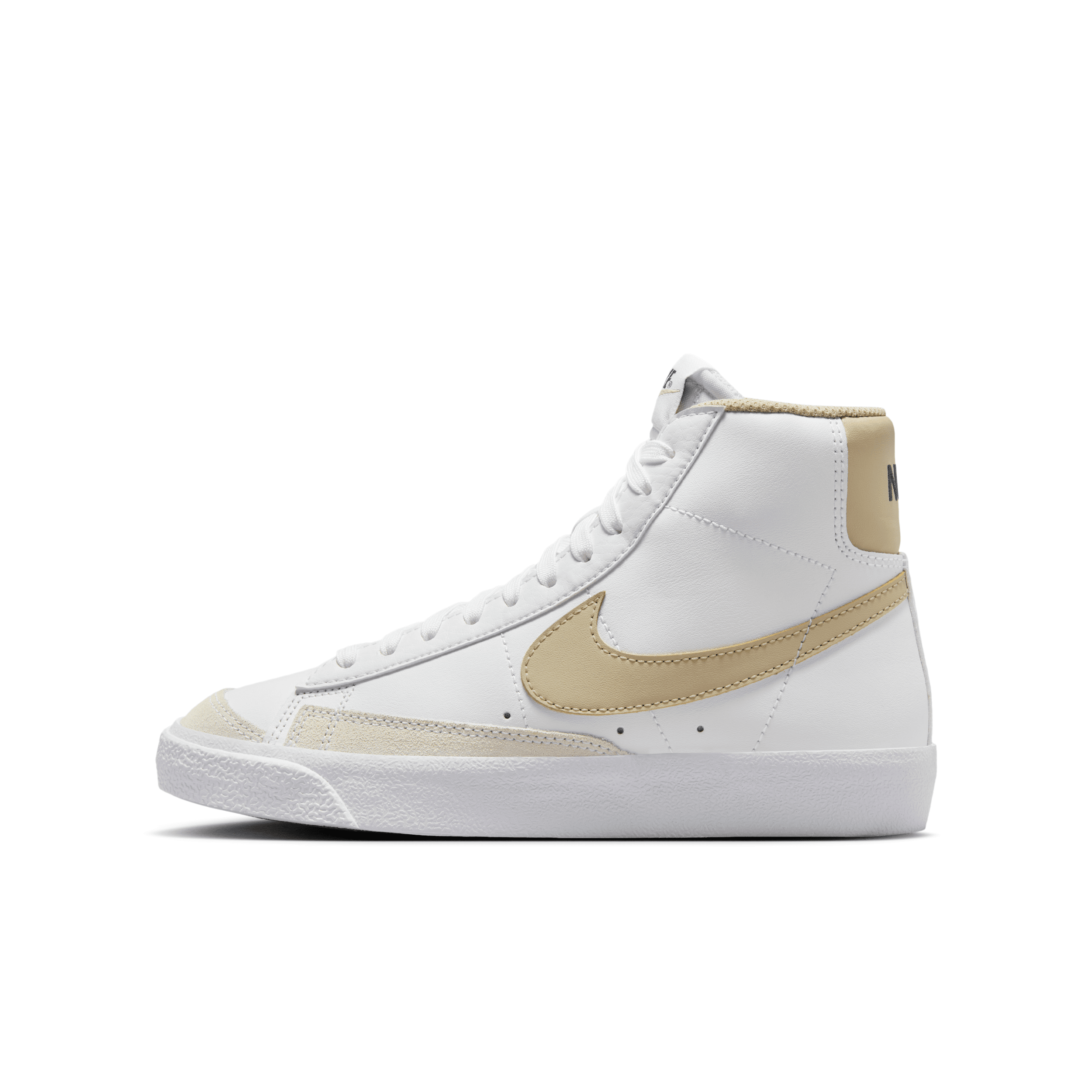 Nike Blazer Mid '77 Big Kids' Shoes In White