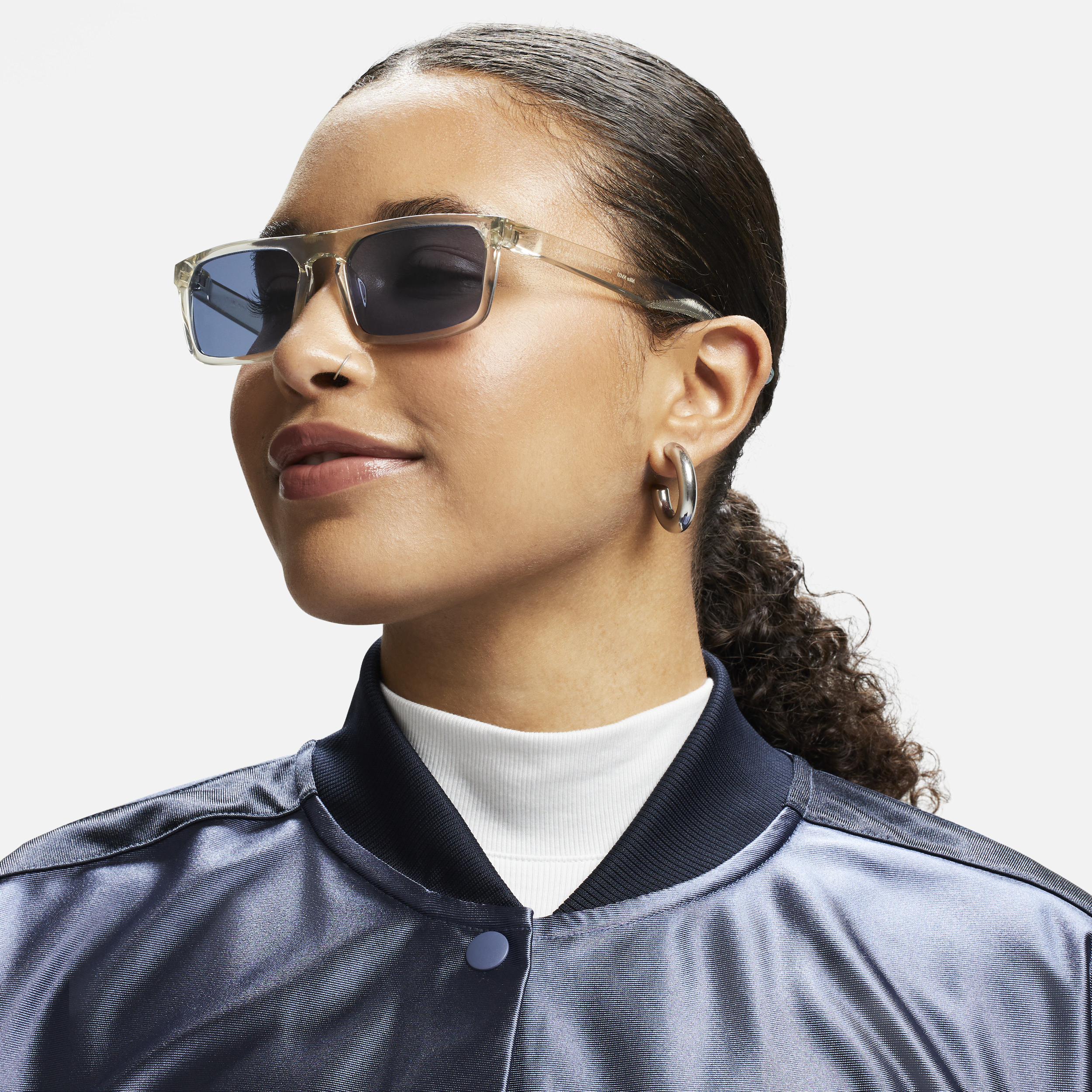 Nike Unisex Nv03 Sunglasses In White
