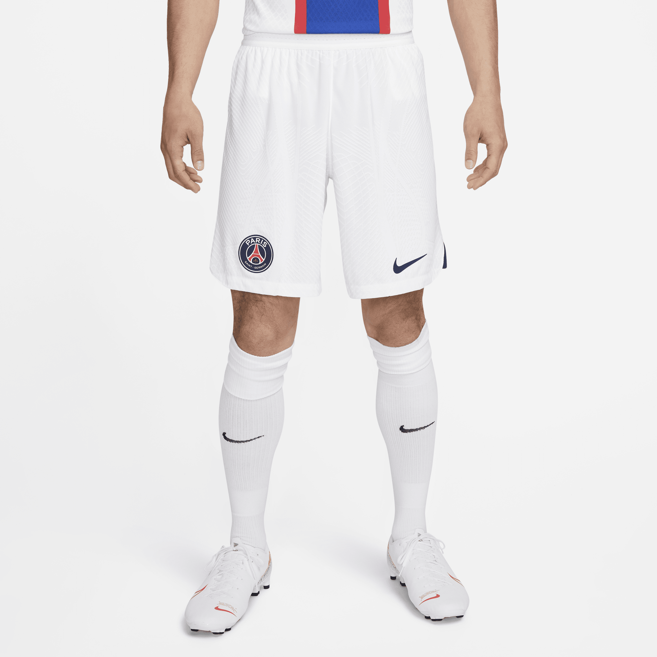 Nike Paris Saint-germain 2023/24 Match Home/away  Men's Dri-fit Adv Soccer Shorts In White