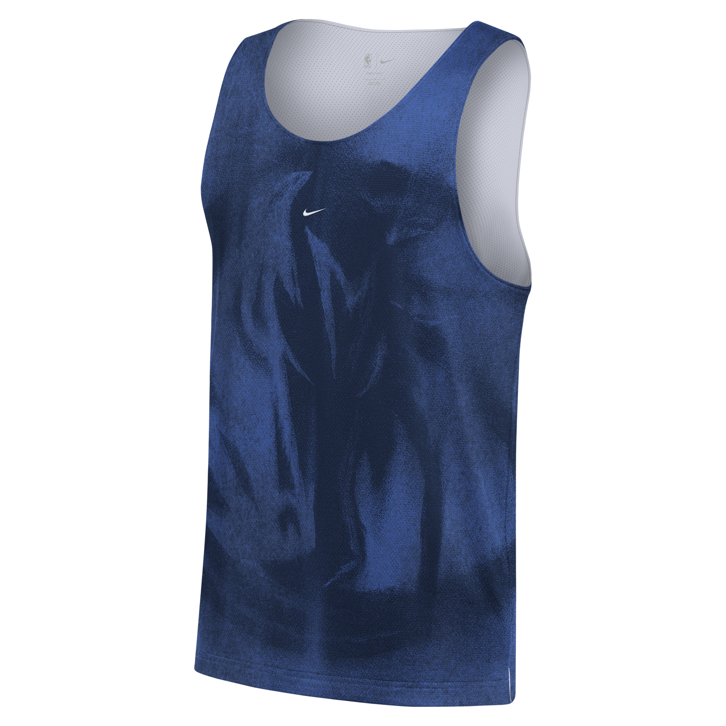 Nike Men's Royal/White Dallas Mavericks 2026 Standard Issue Practice Icon Mesh Reversible Jersey - Royal, White