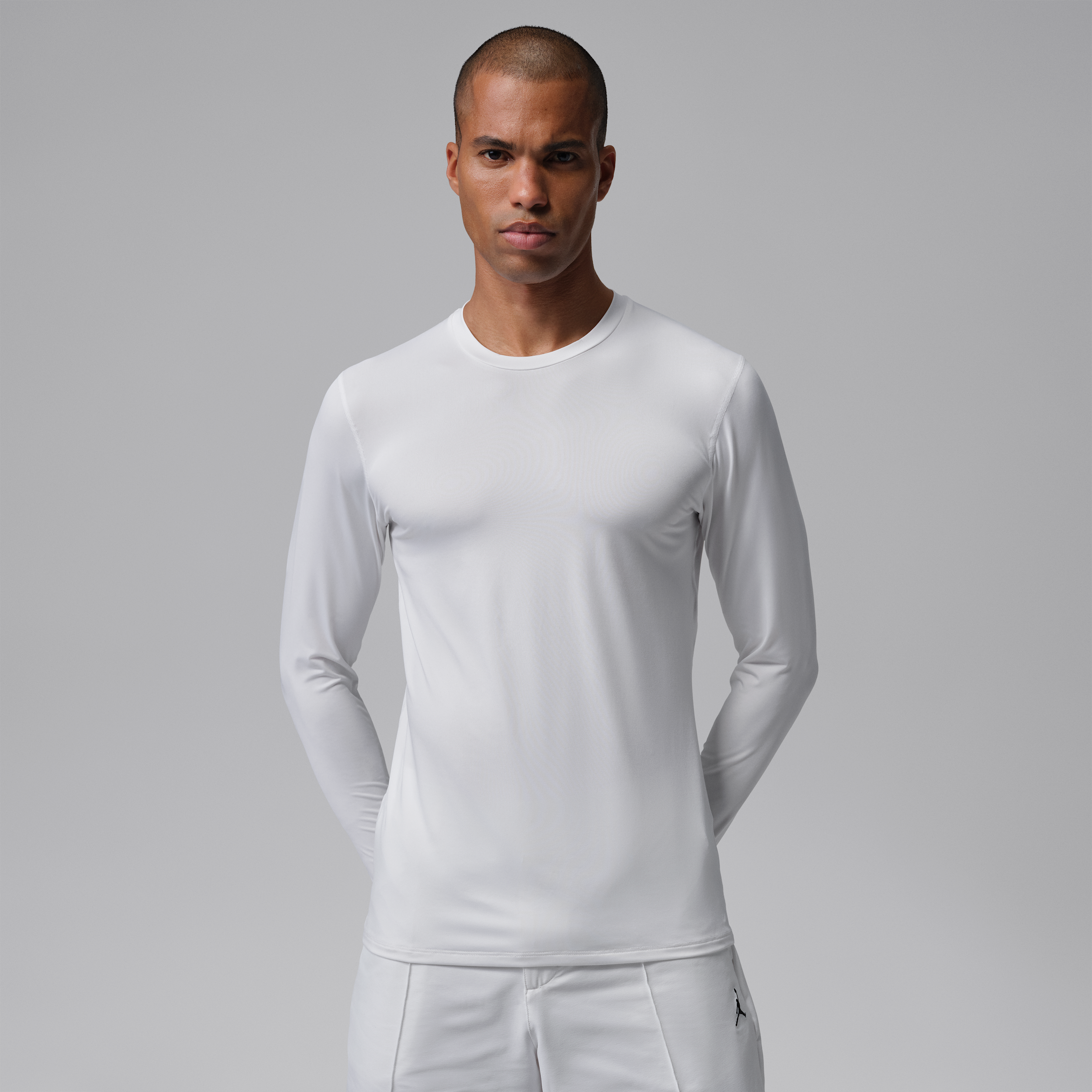 Men's Jordan Sport Dri-FIT Long-Sleeve Base Layer Golf Top in White | IQ3155-100