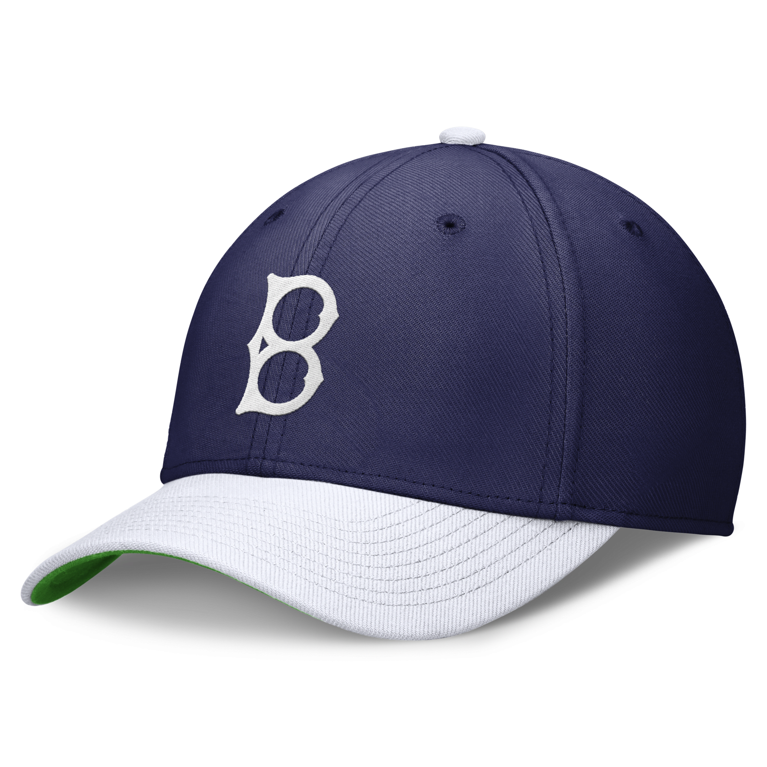 Nike Brooklyn Dodgers Rewind Cooperstown Swoosh  Men's Dri-fit Mlb Hat In Blue