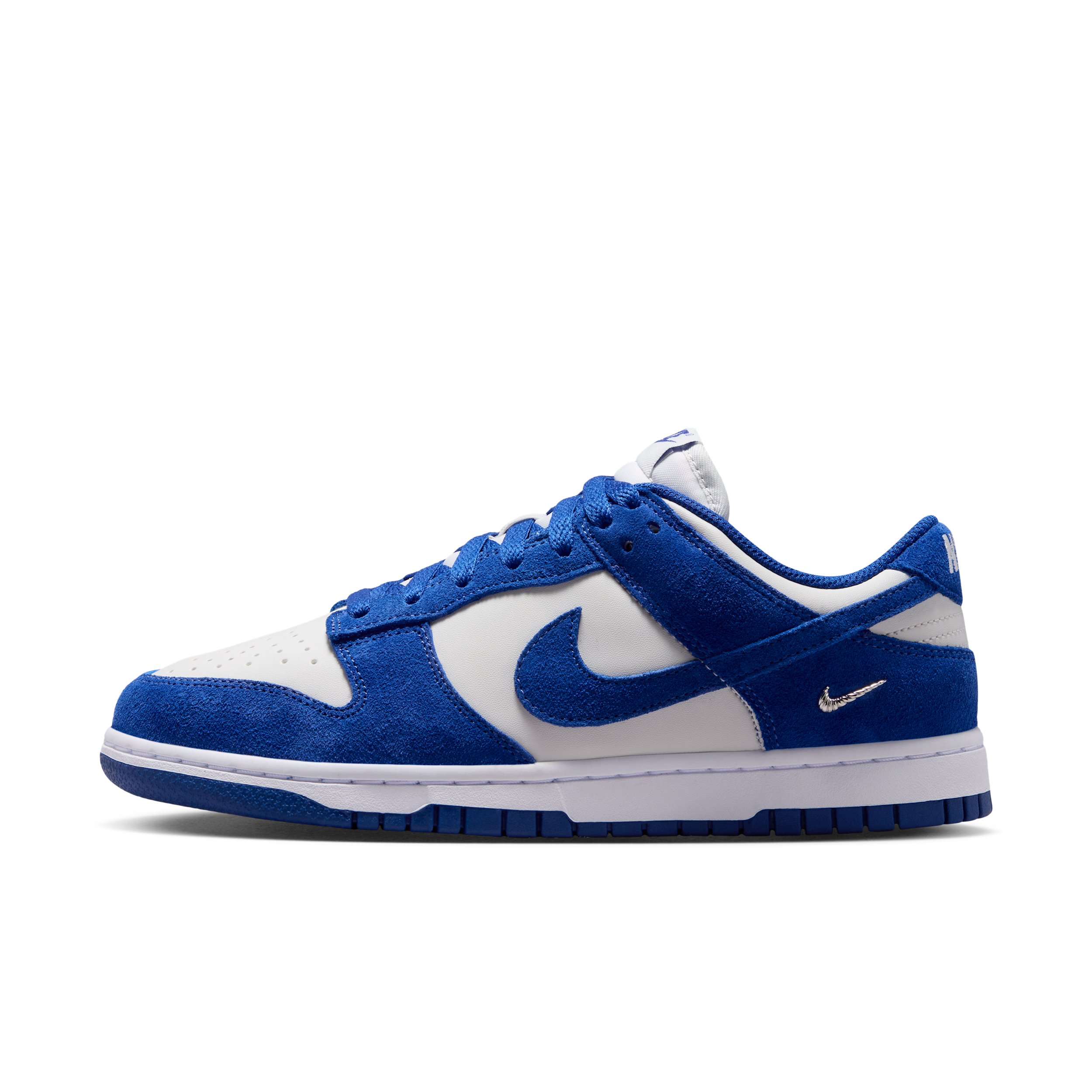 Nike Women's Dunk Low Suede Shoes in Blue | IO4244-400