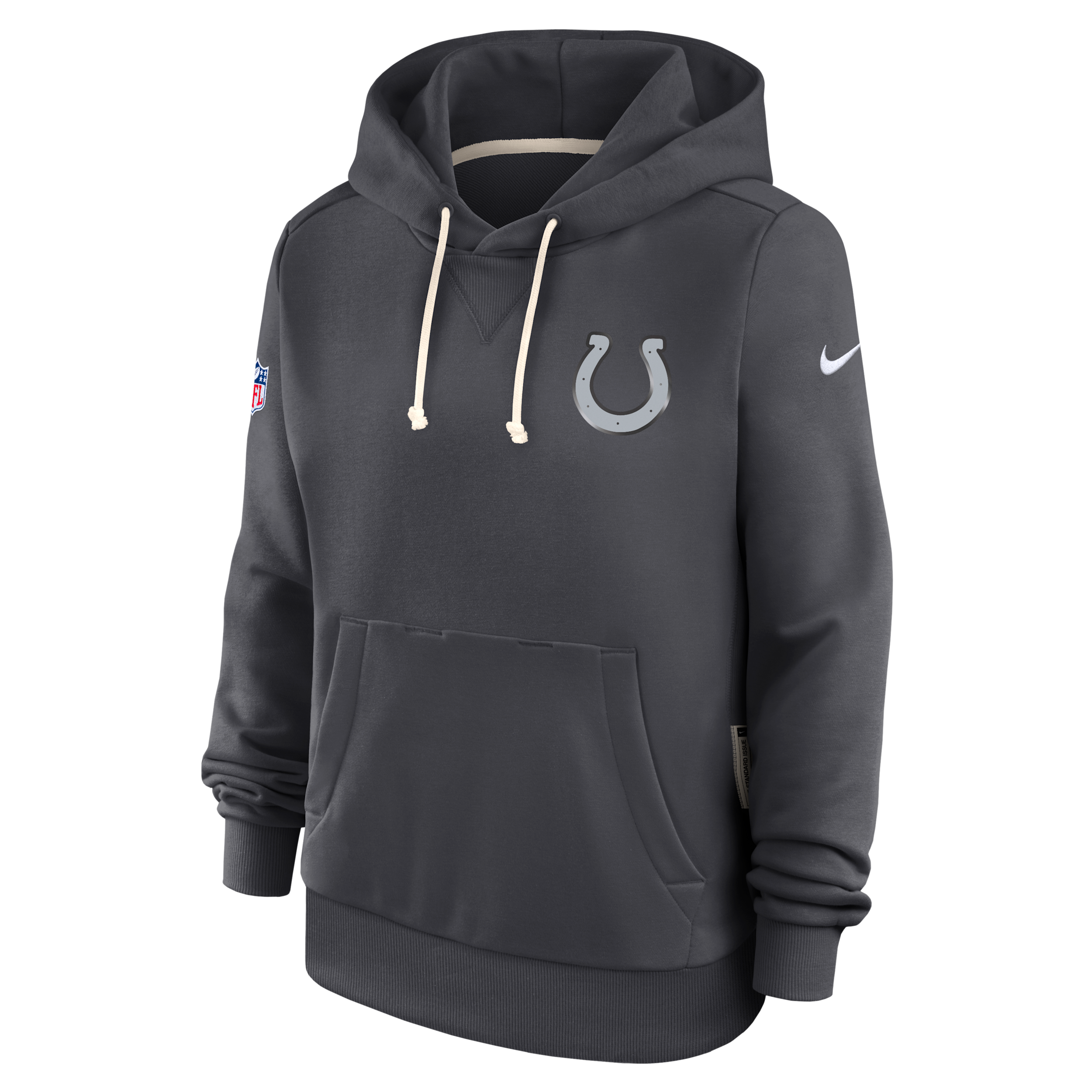 Nike Women's Anthracite Indianapolis Colts 2026 Rivalries Collection Standard Issue Sideline Pullover Hoodie - Anthracite