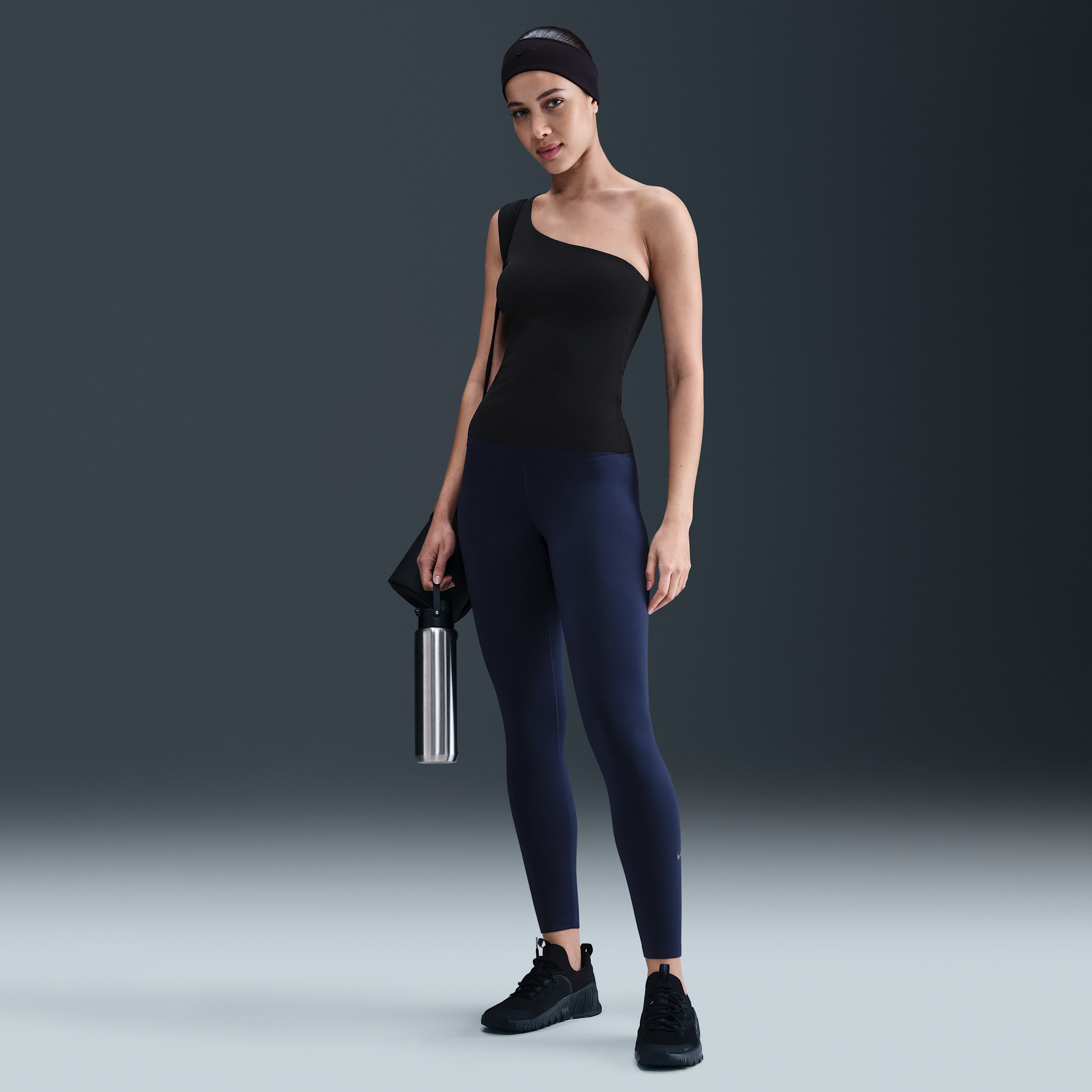 Nike Women's One Therma-fit High-waisted Full-length Leggings In Black