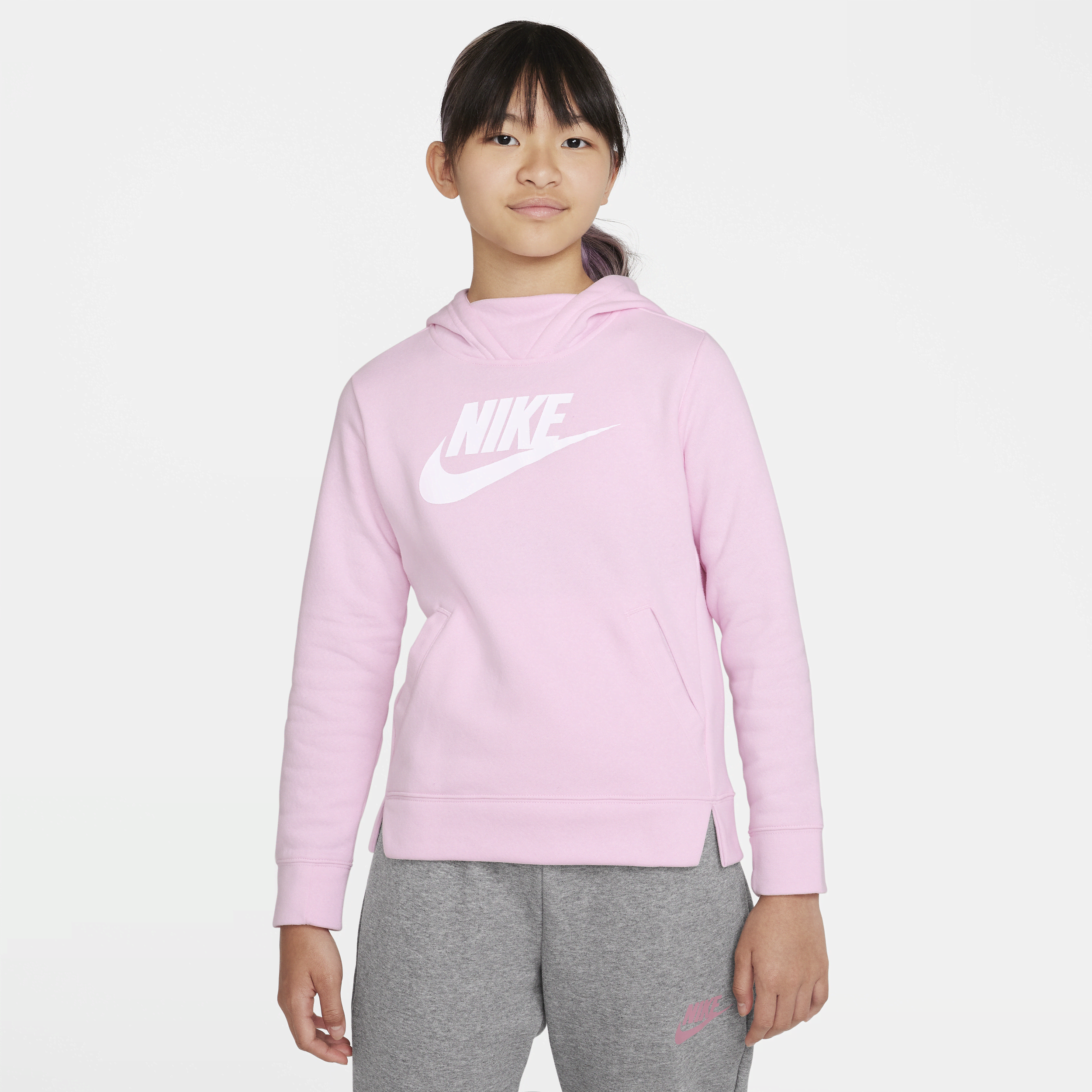 Nike Women's  Sportswear Girls' Pullover Hoodie In Pink