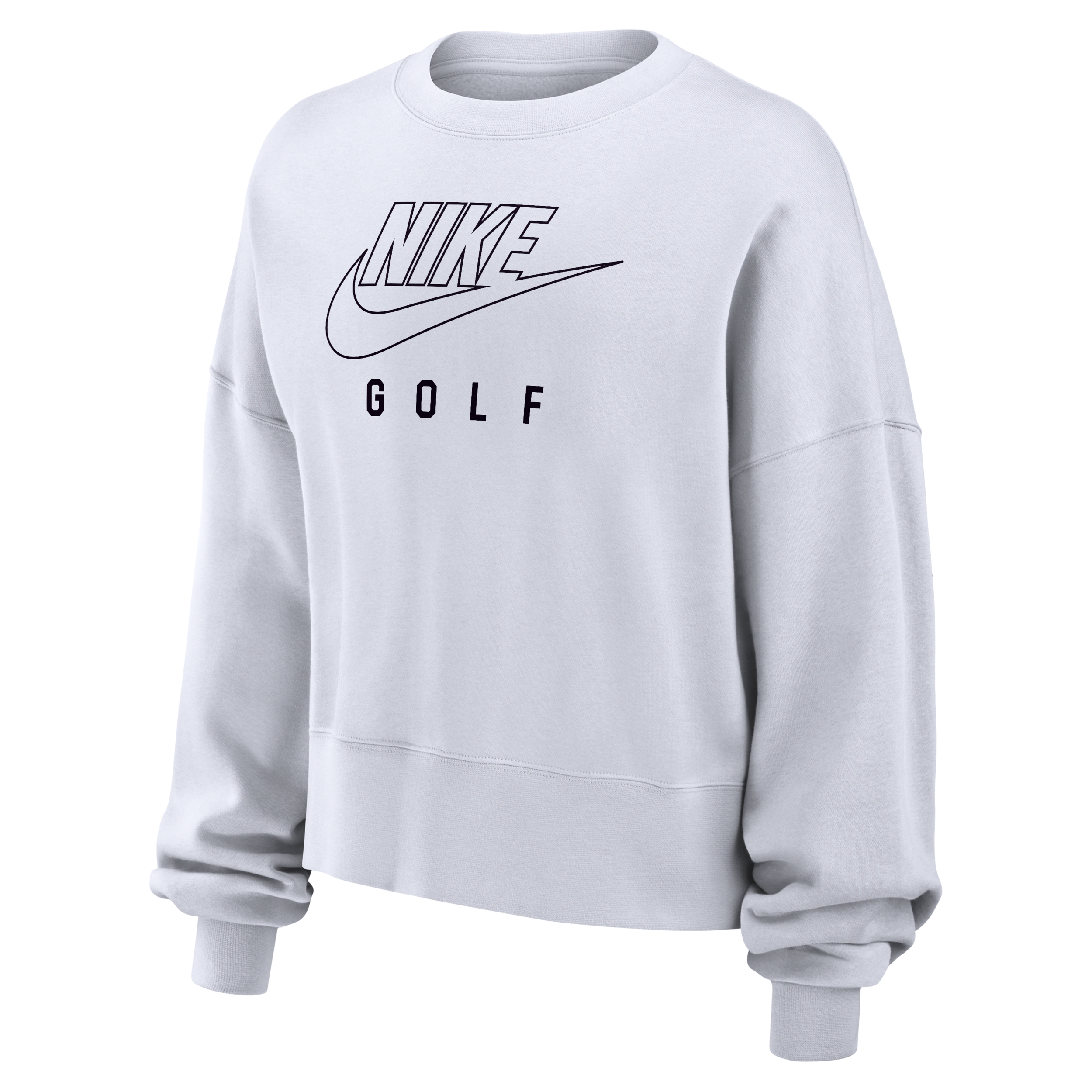 NIKE WOMEN'S PHOENIX FLEECE GOLF CREW-NECK SWEATSHIRT 1015627202