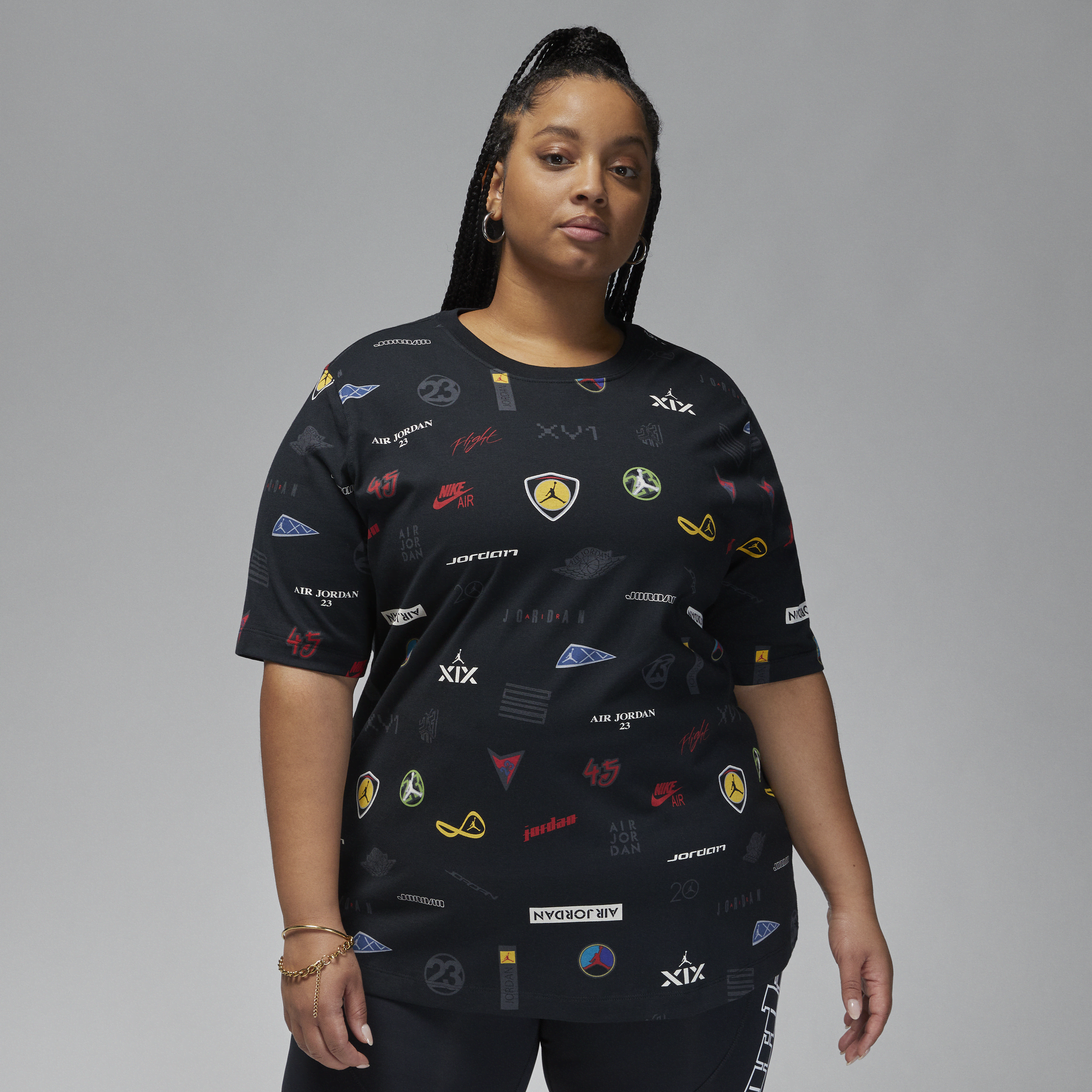 JORDAN WOMEN'S  FLIGHT GRAPHIC T-SHIRT (PLUS SIZE) 1003931145