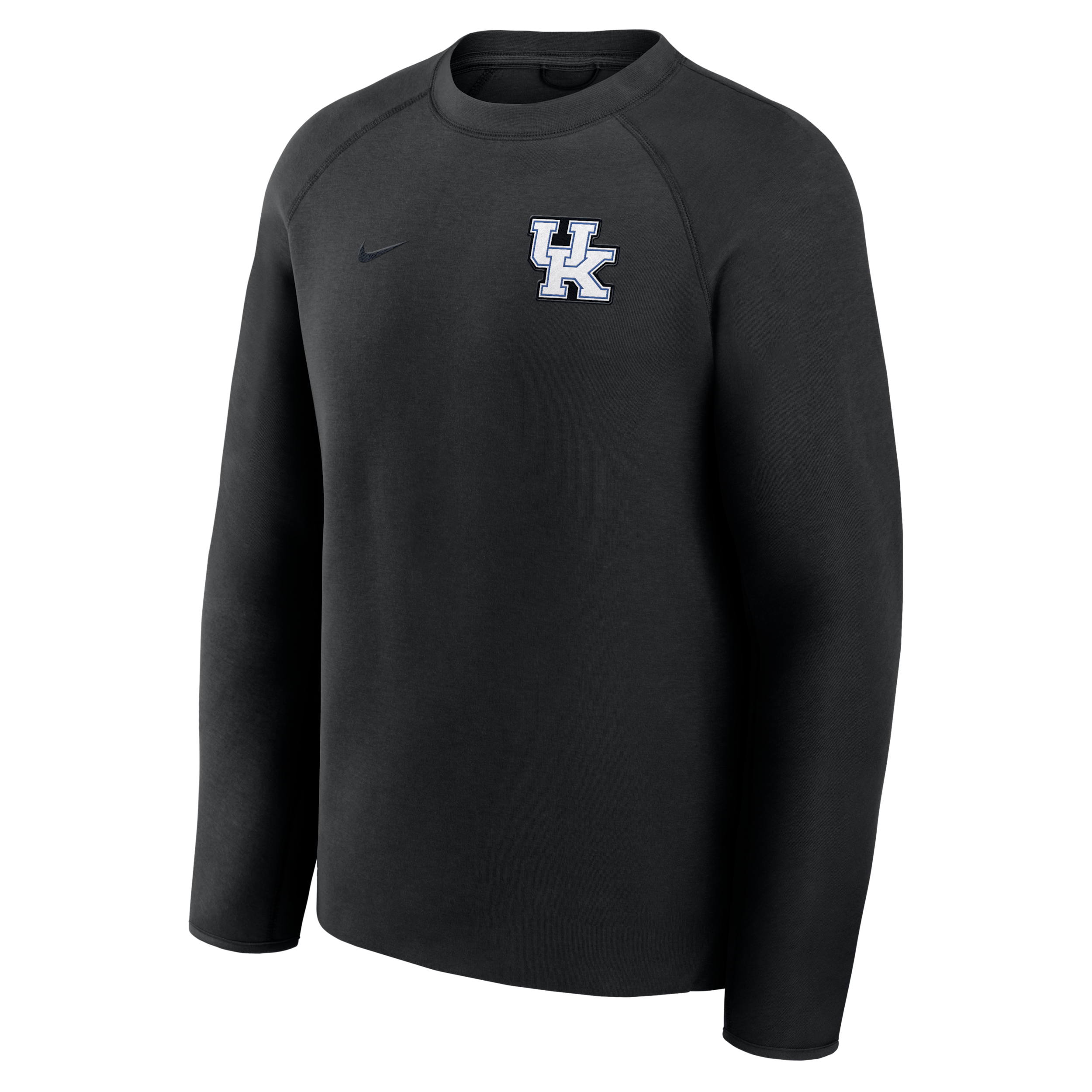 Kentucky Tech Fleece Nike Men's College Pullover Crew in Black | 05L6912ZNKY-6DU