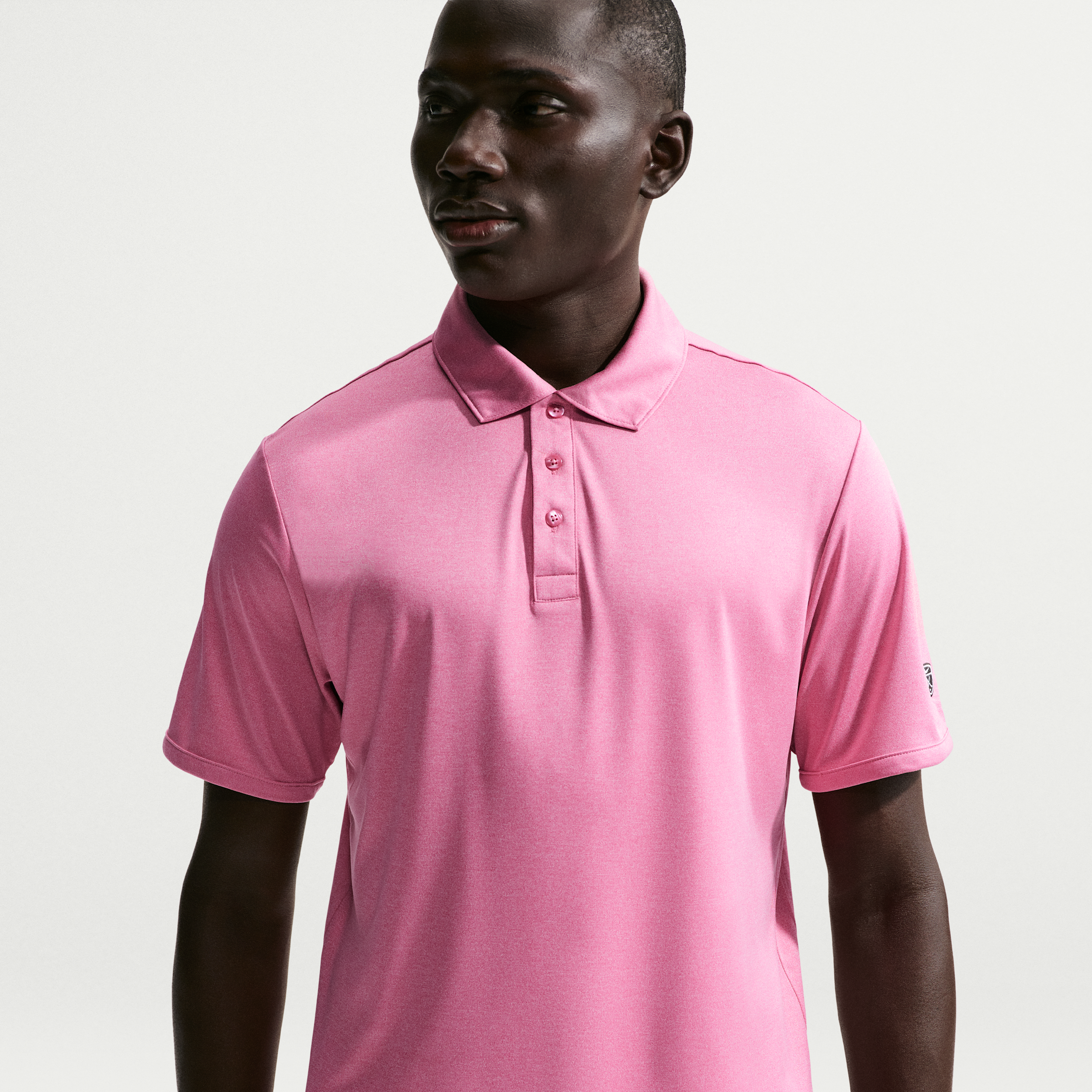Nike Men's Par Dri-FIT Golf Polo in Pink | IQ6616-641