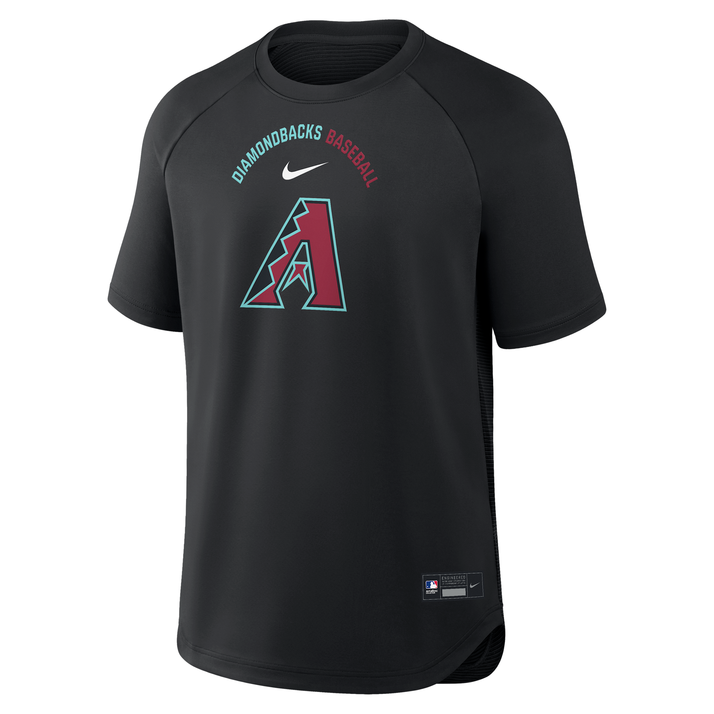 Arizona Diamondbacks Authentic Collection Batting Practice Pregame Nike Men's Dri-FIT MLB Top in Black | 04HG912ZDQS-7DX