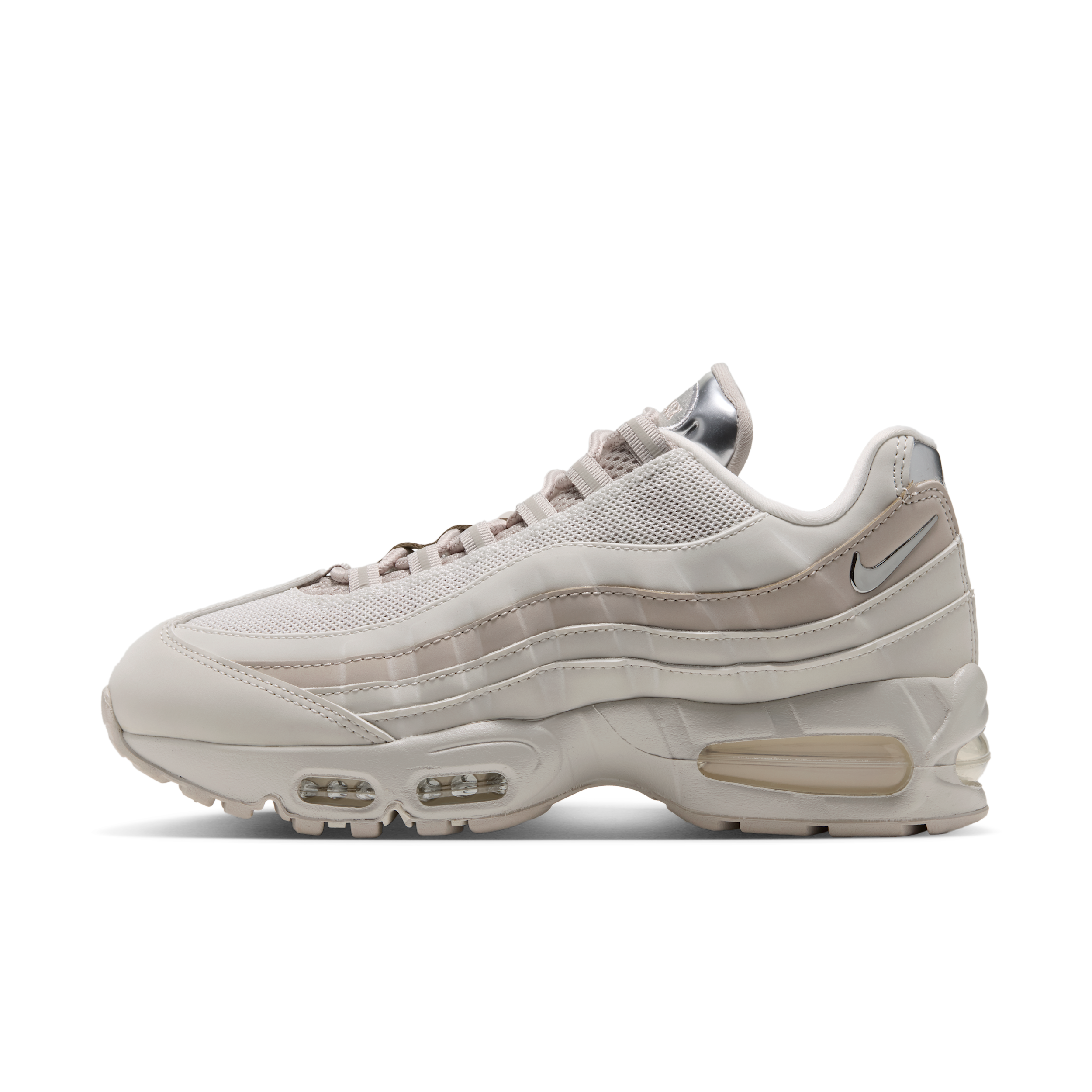 Nike Women's Air Max 5 Big Bubble Chrome Shoes in Grey | IV3305-001