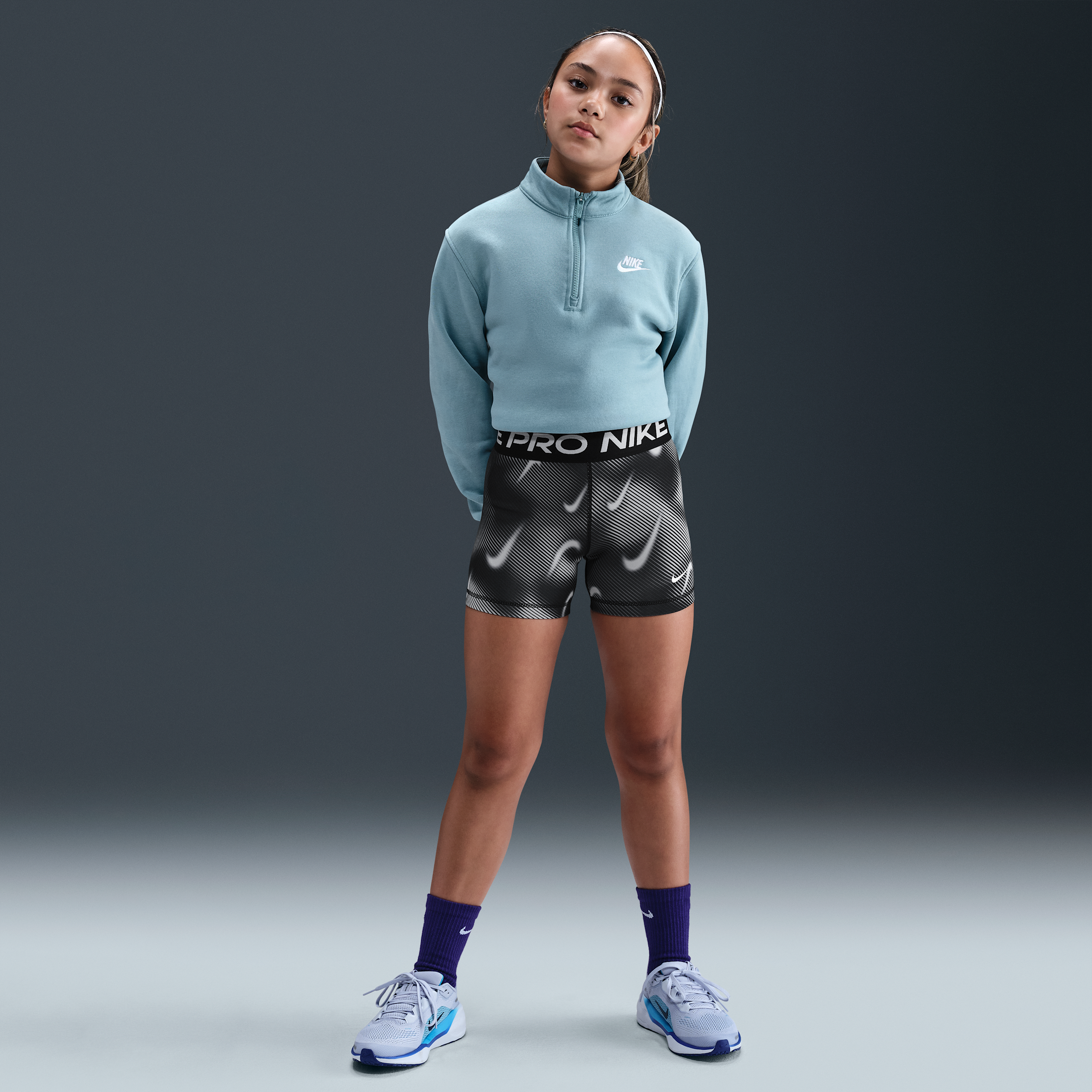 Nike Pro Big Kids' (Girls') Dri-FIT 3" Shorts in Black | HQ9307-010