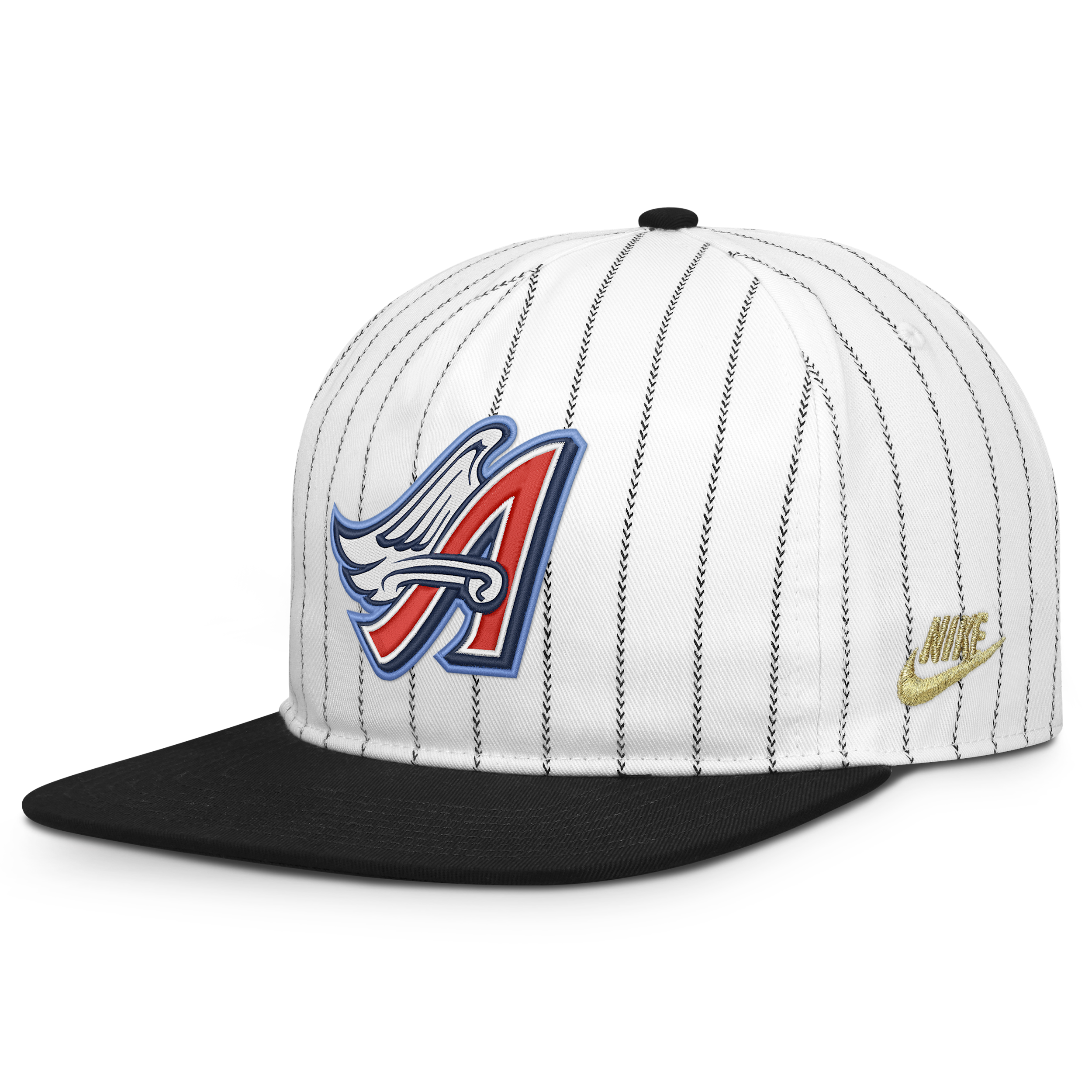California Angels Pro Nike Men's MLB Adjustable Hat in White | NB57064NAAG-JFJ