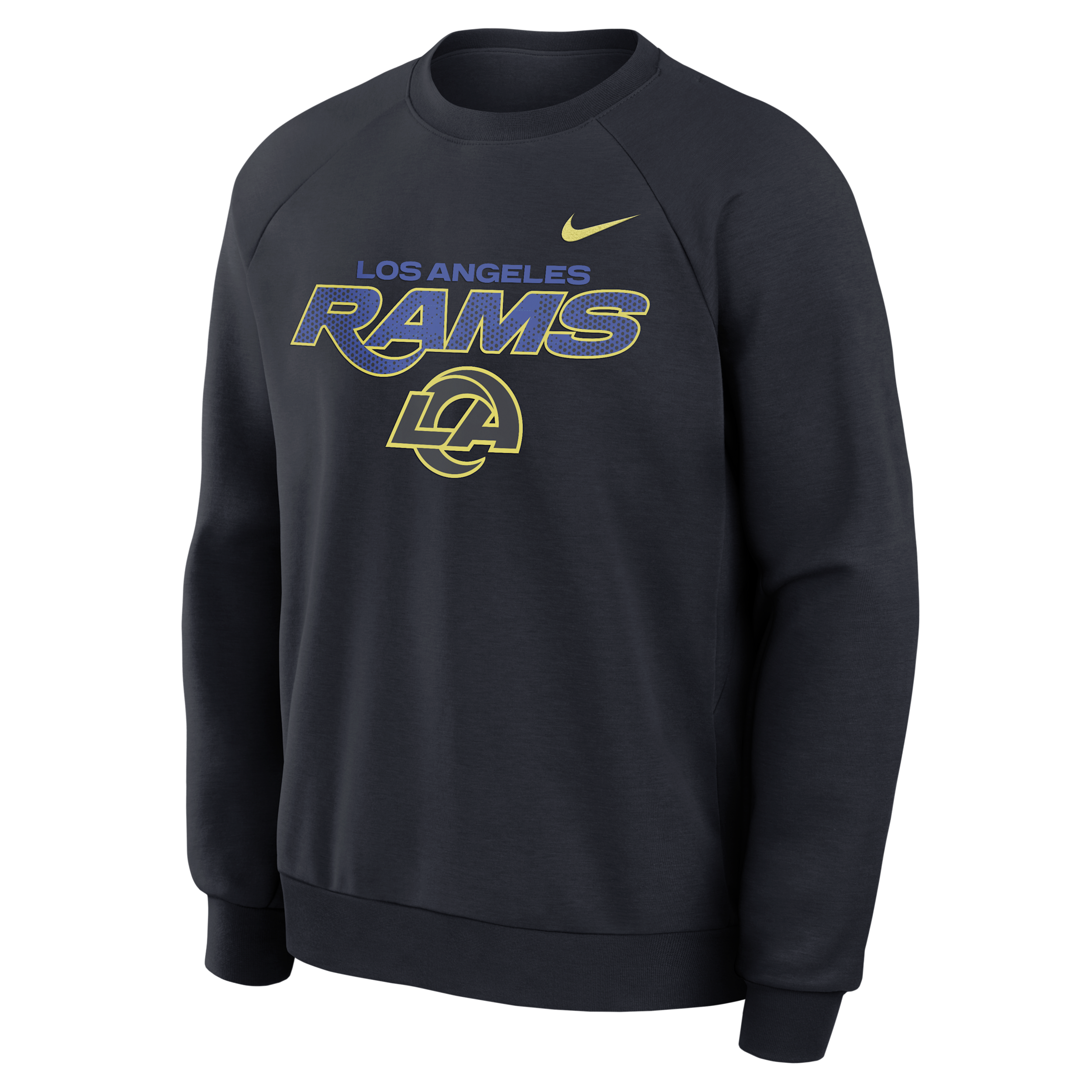 Los Angeles Rams Rivalries Collection Primary Nike Men's Dri-FIT NFL Pullover Crew in Blue | 03EK4FA9X-3EU
