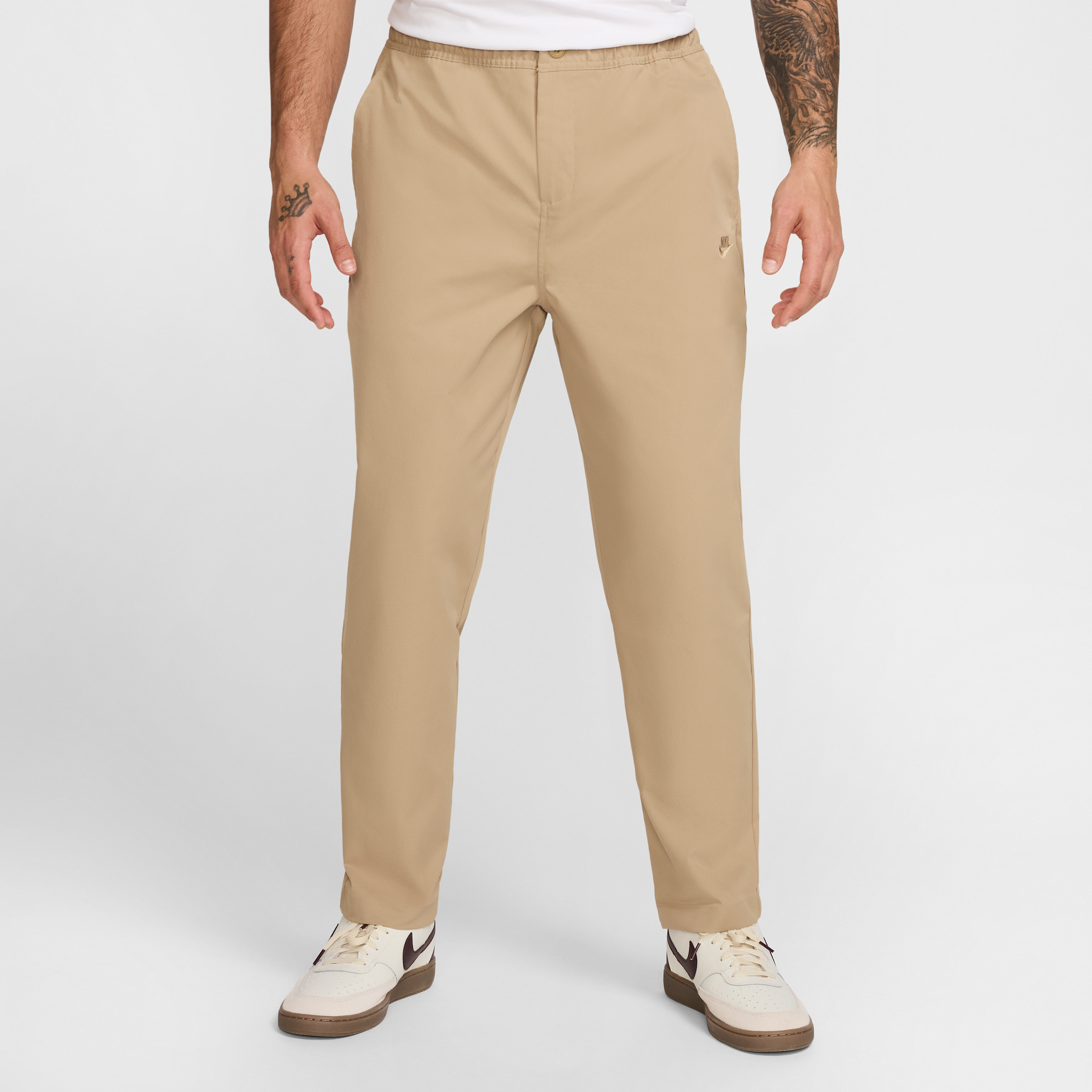 Nike Club Taper Woven Pants In Brown