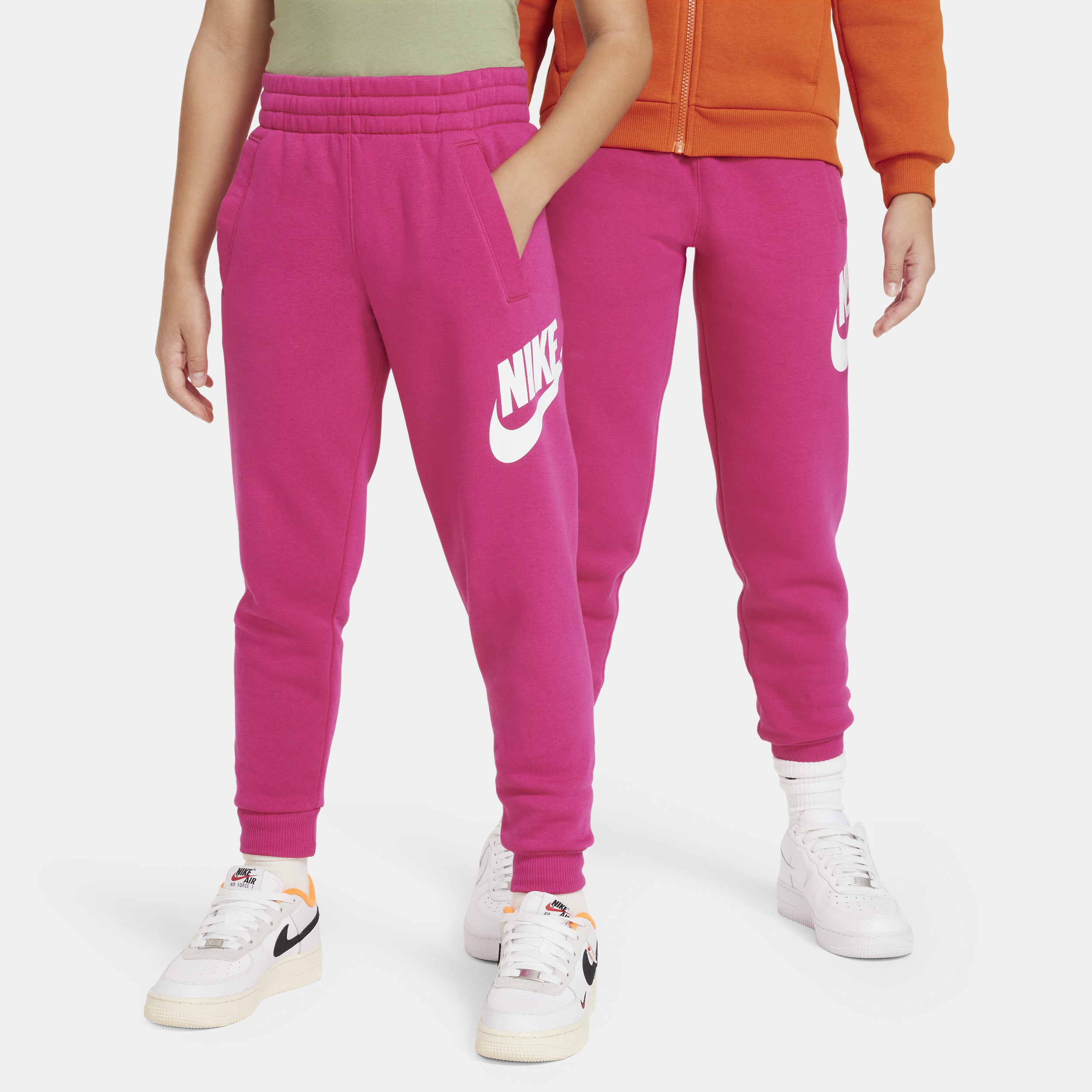 Nike Club Fleece Big Kids' Jogger Pants In Pink