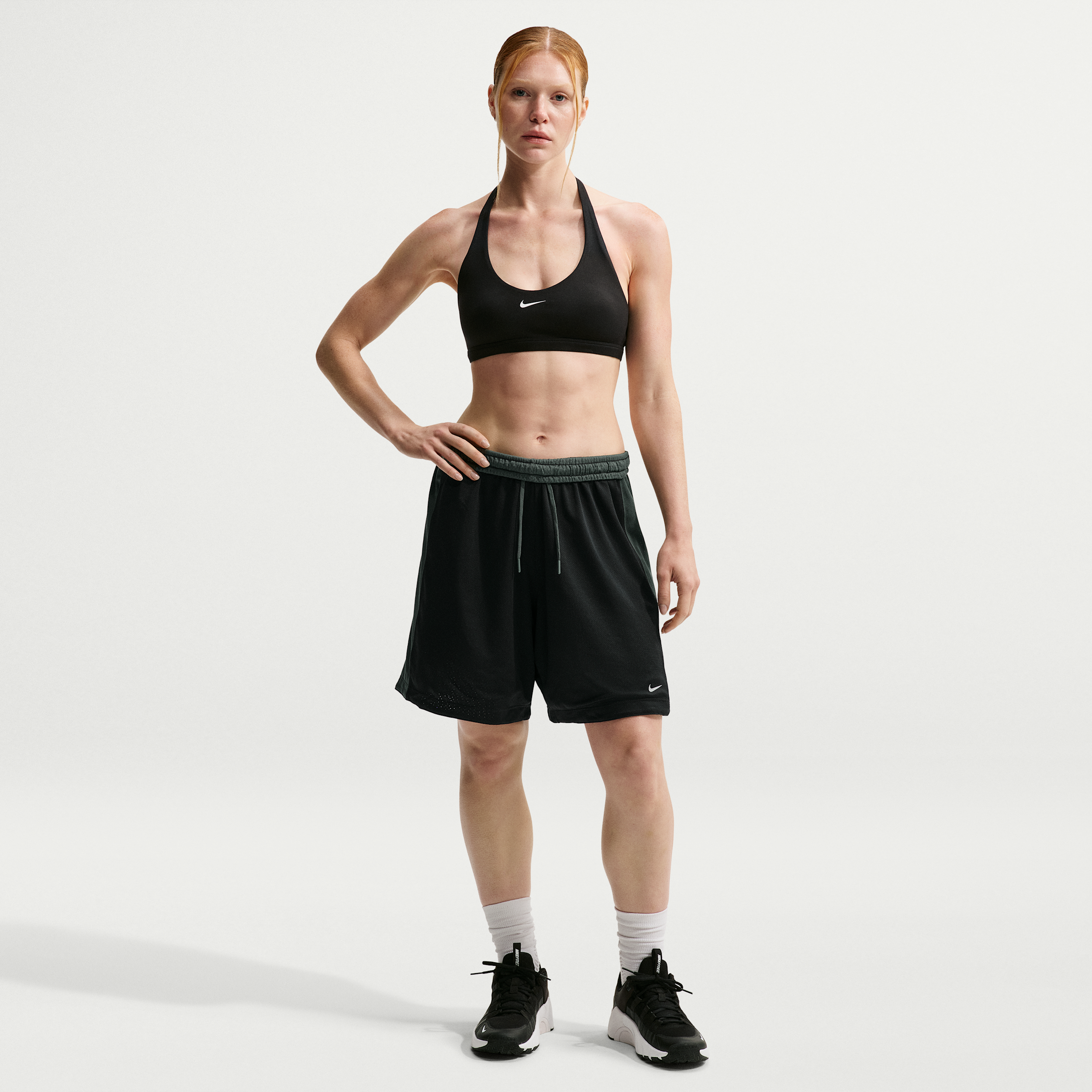 Nike Women's One Dri-FIT Reversible Shorts in Green | IV4928-303