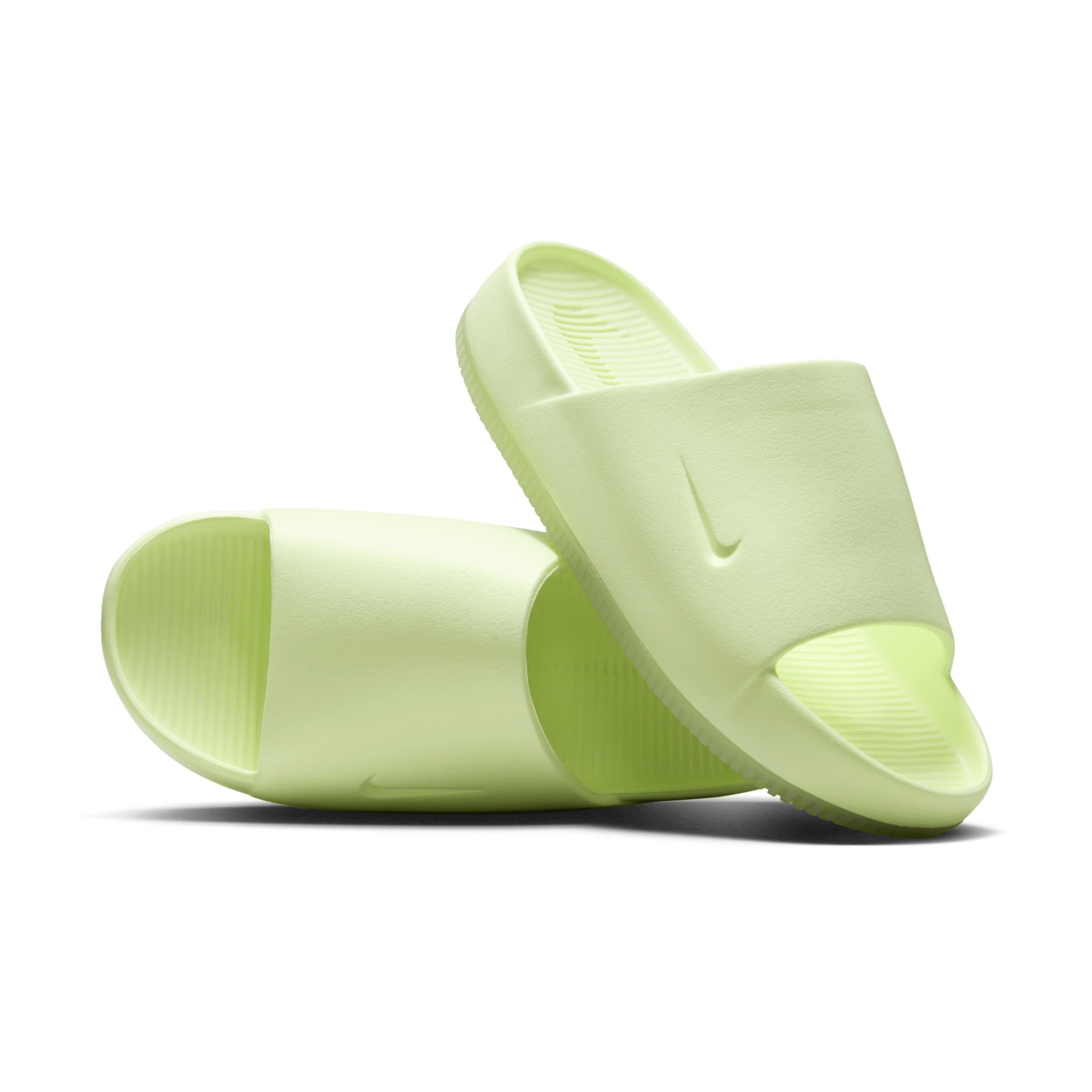Shop Nike Women's Calm Slides In Yellow