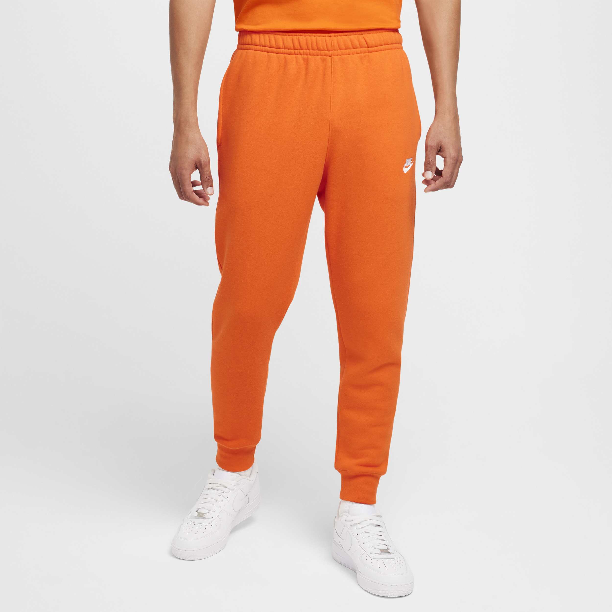 Nike Men's  Sportswear Club Fleece Jogger Pants In Orange