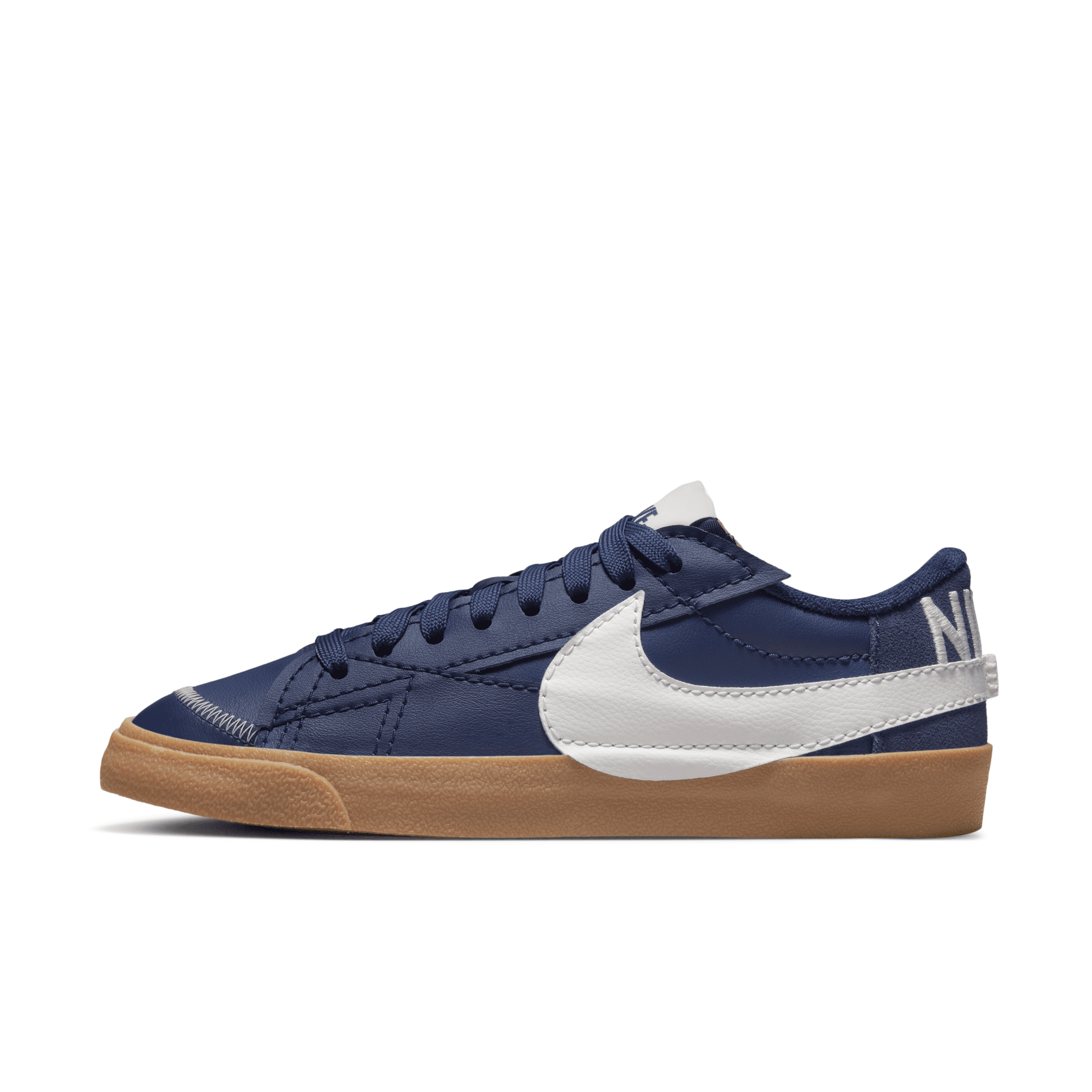 Nike Blazer Low '77 Jumbo Wntr Midnight Navy/sail Dr9865-400 Men's In Blue