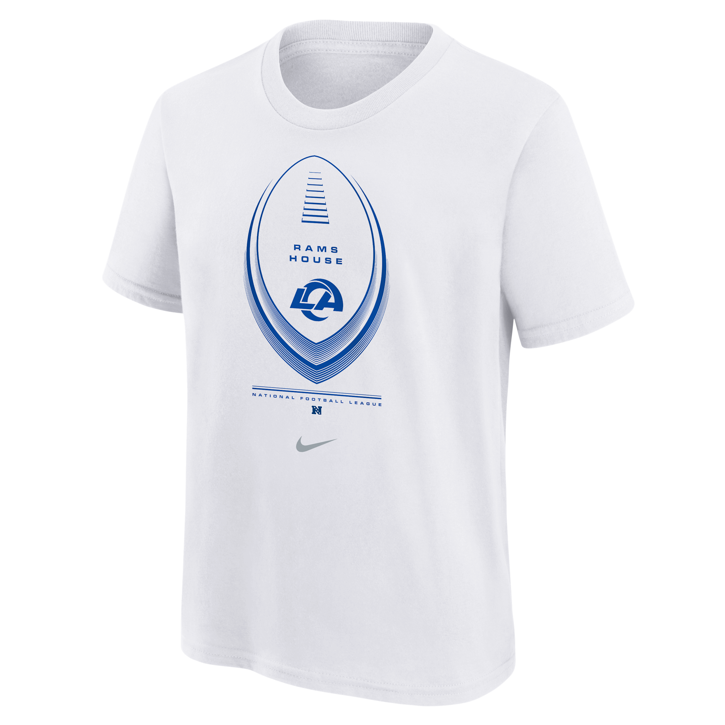 Los Angeles Rams Legend Icon Big Kids' Nike Dri-FIT NFL T-Shirt in White | Z1B7NFQFRAM-NGX