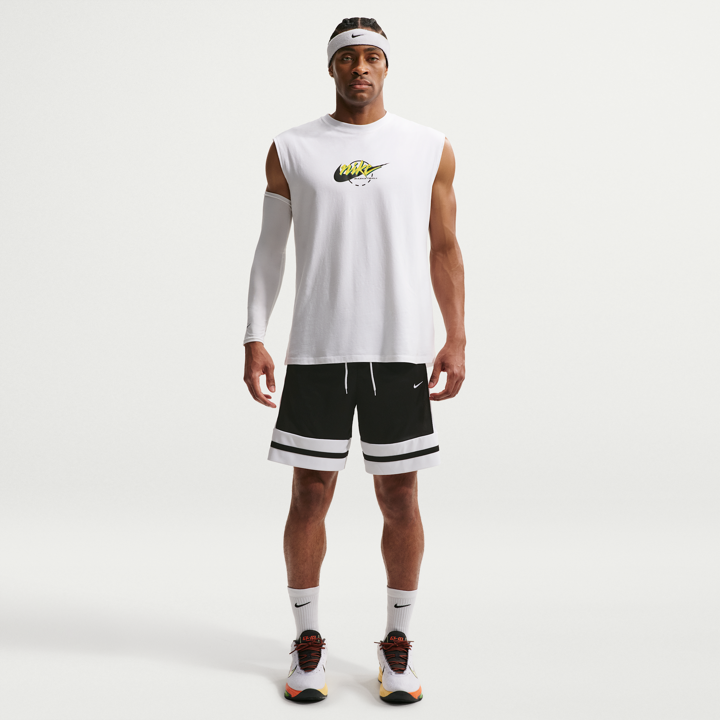 Nike Men's Dri-FIT GM Classic 8'' Basketball Shorts, Medium, Black