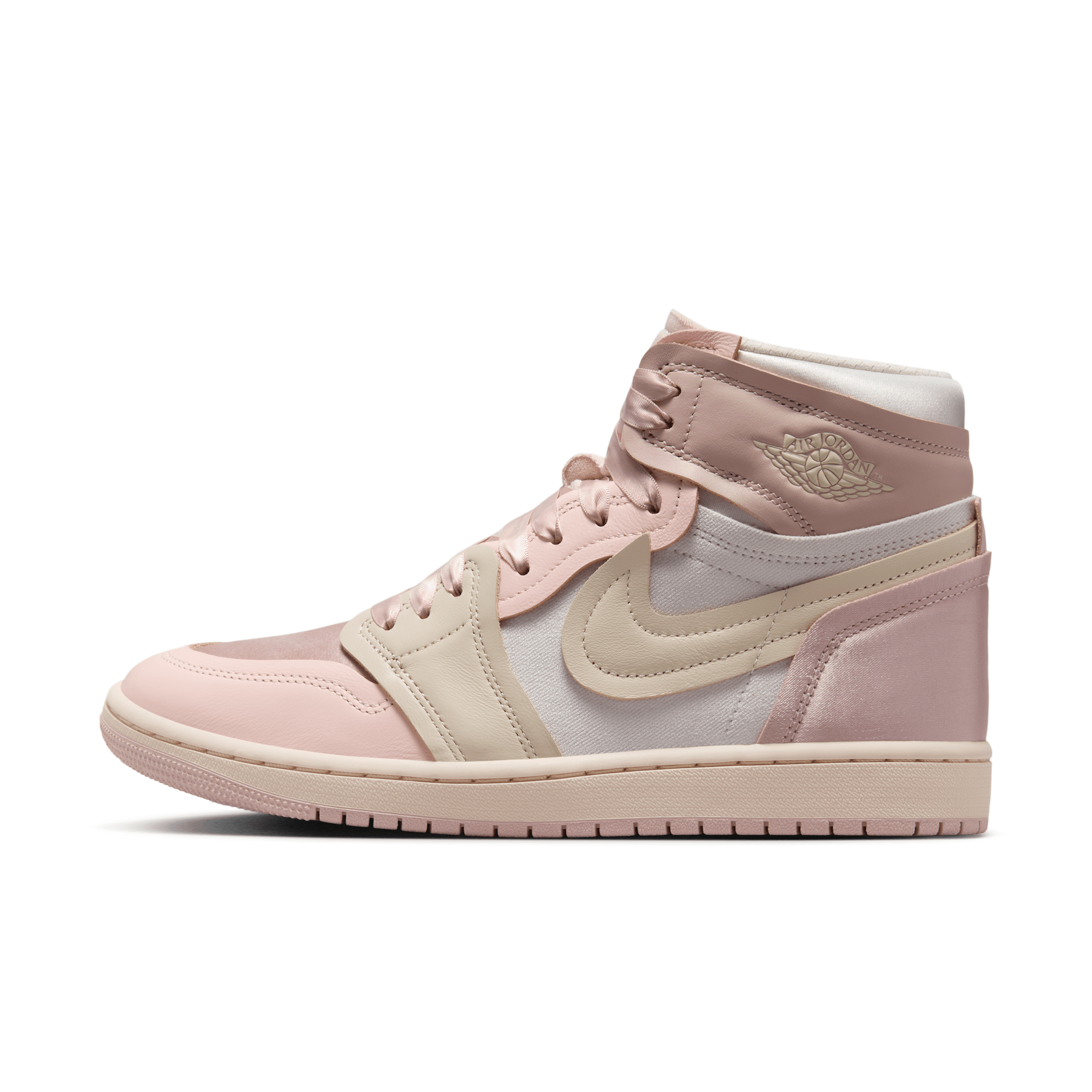 Jordan Women's Air  1 High Method Of Make Shoes In Pink