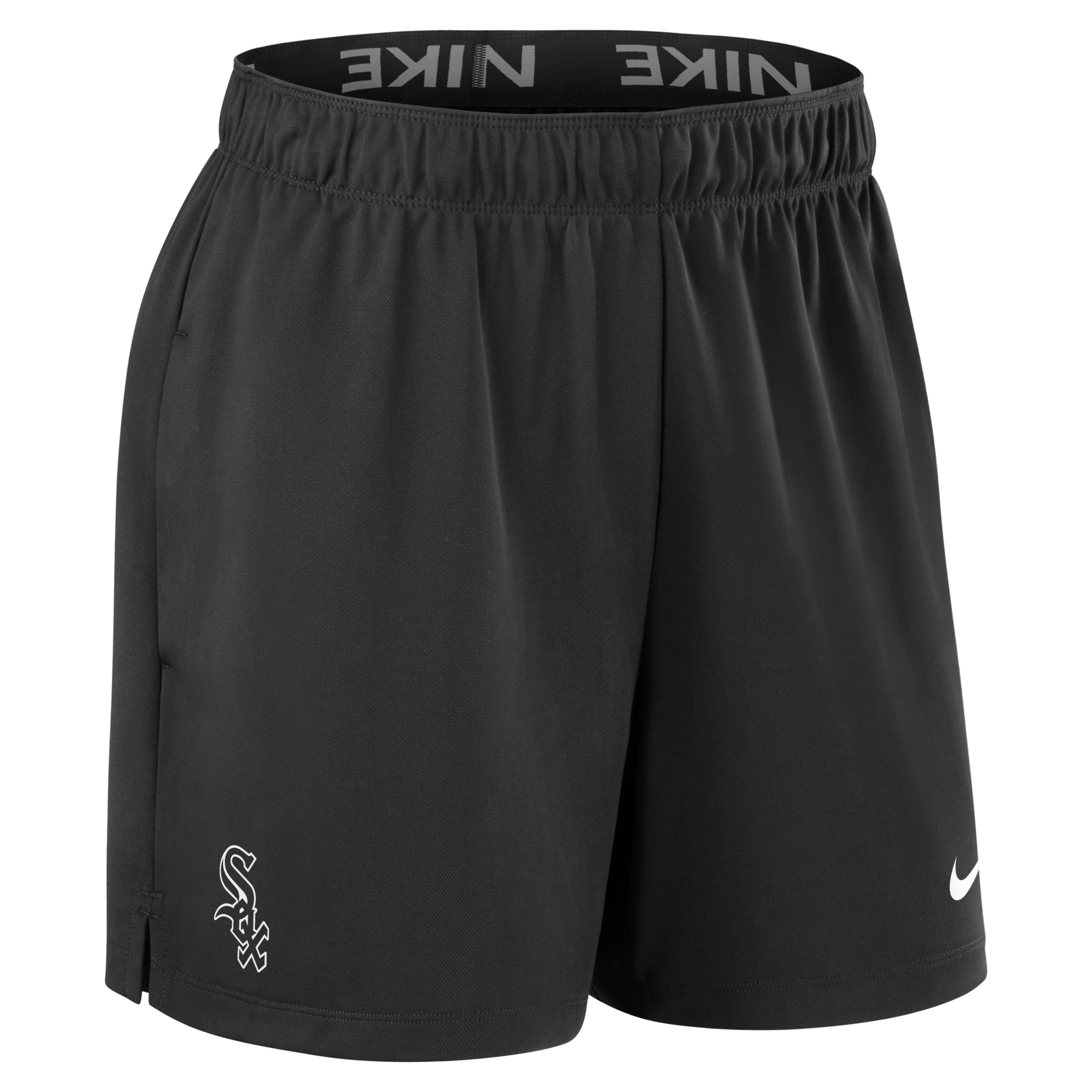 Nike Chicago White Sox Authentic Collection Practice  Women's Dri-fit Mlb Shorts In Black