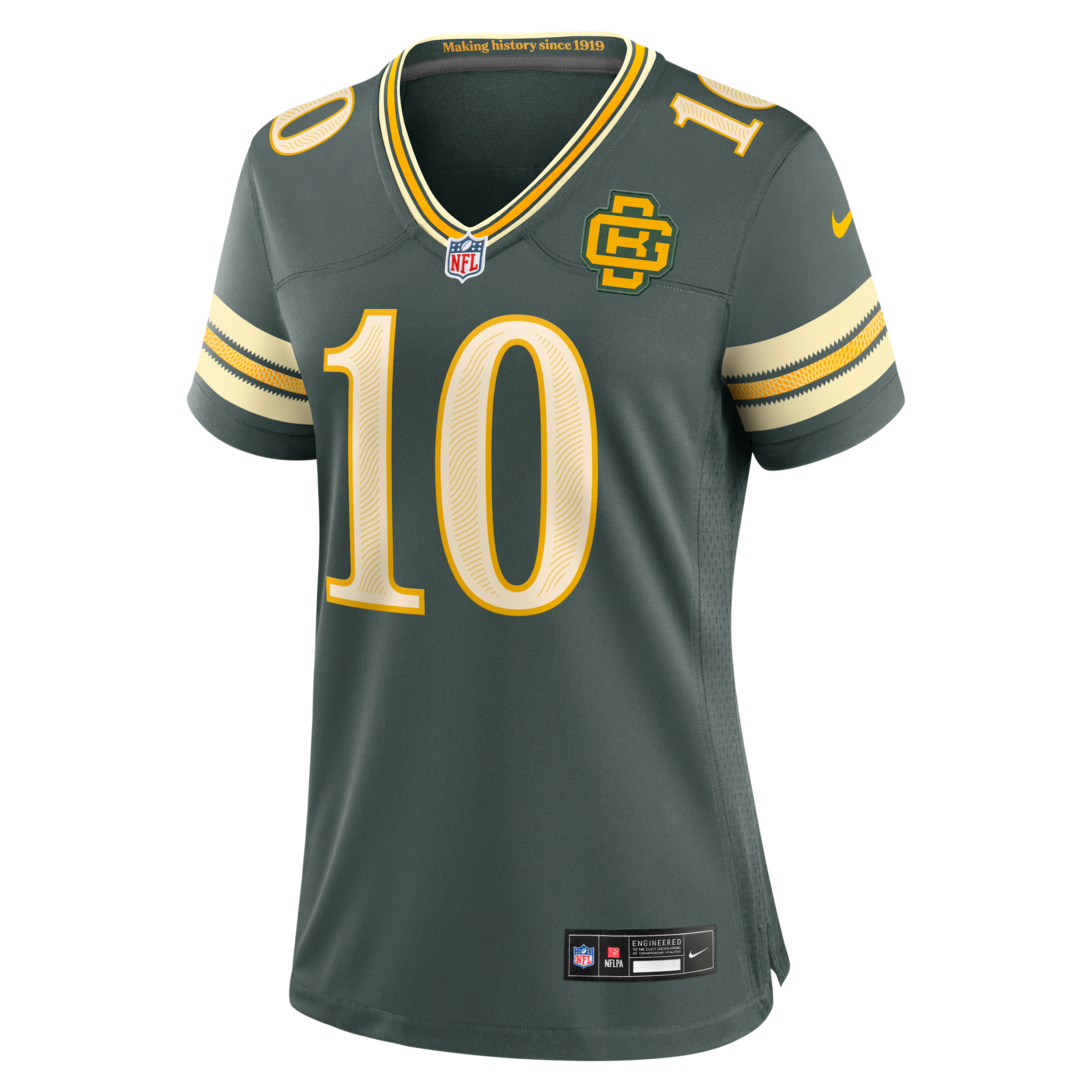 Jordan Love Green Bay Packers Rivalries Collection Nike Women's NFL Game Jersey in Green | 67NW0JFI7T-L8Z