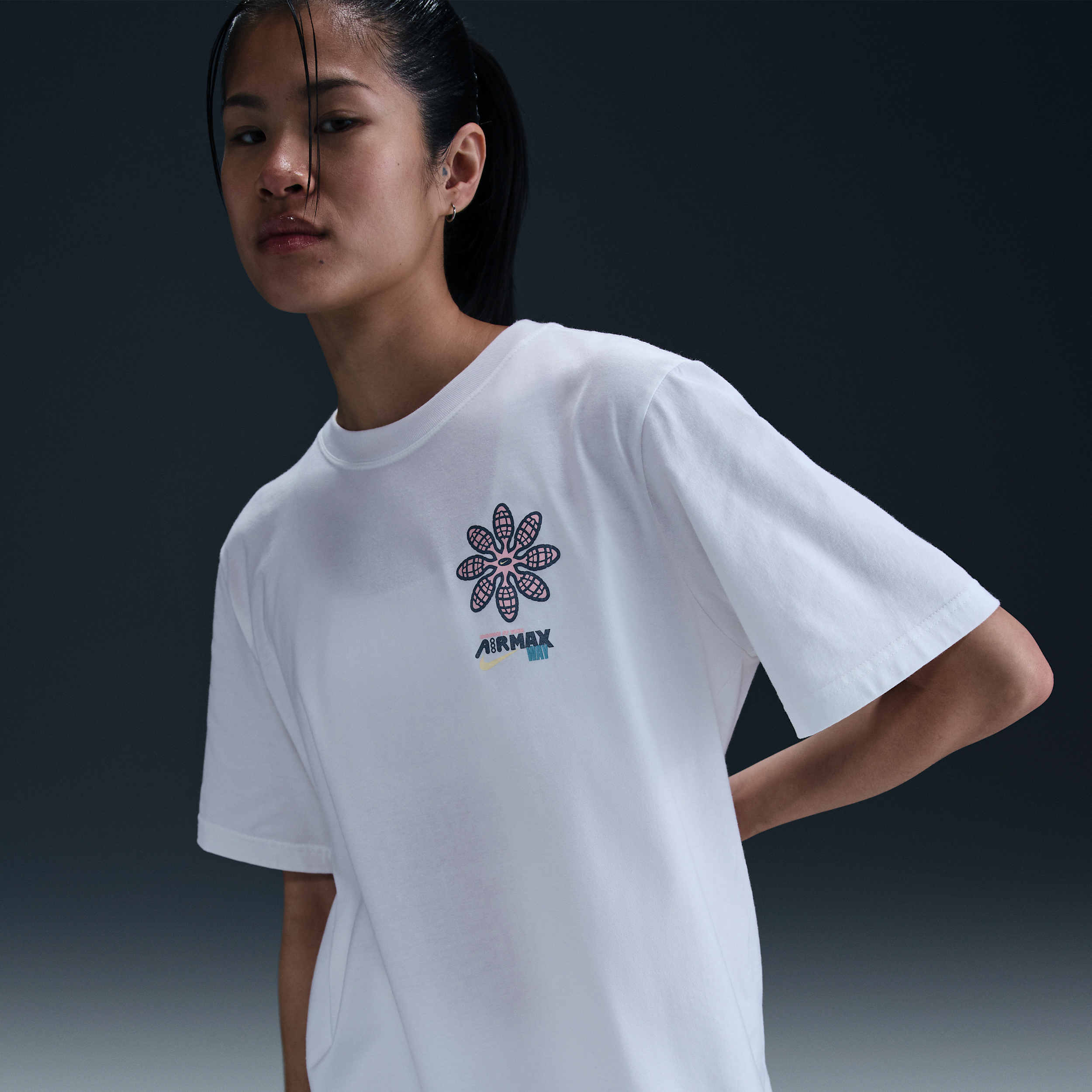 Nike Women's  Sportswear Crew-neck T-shirt In White