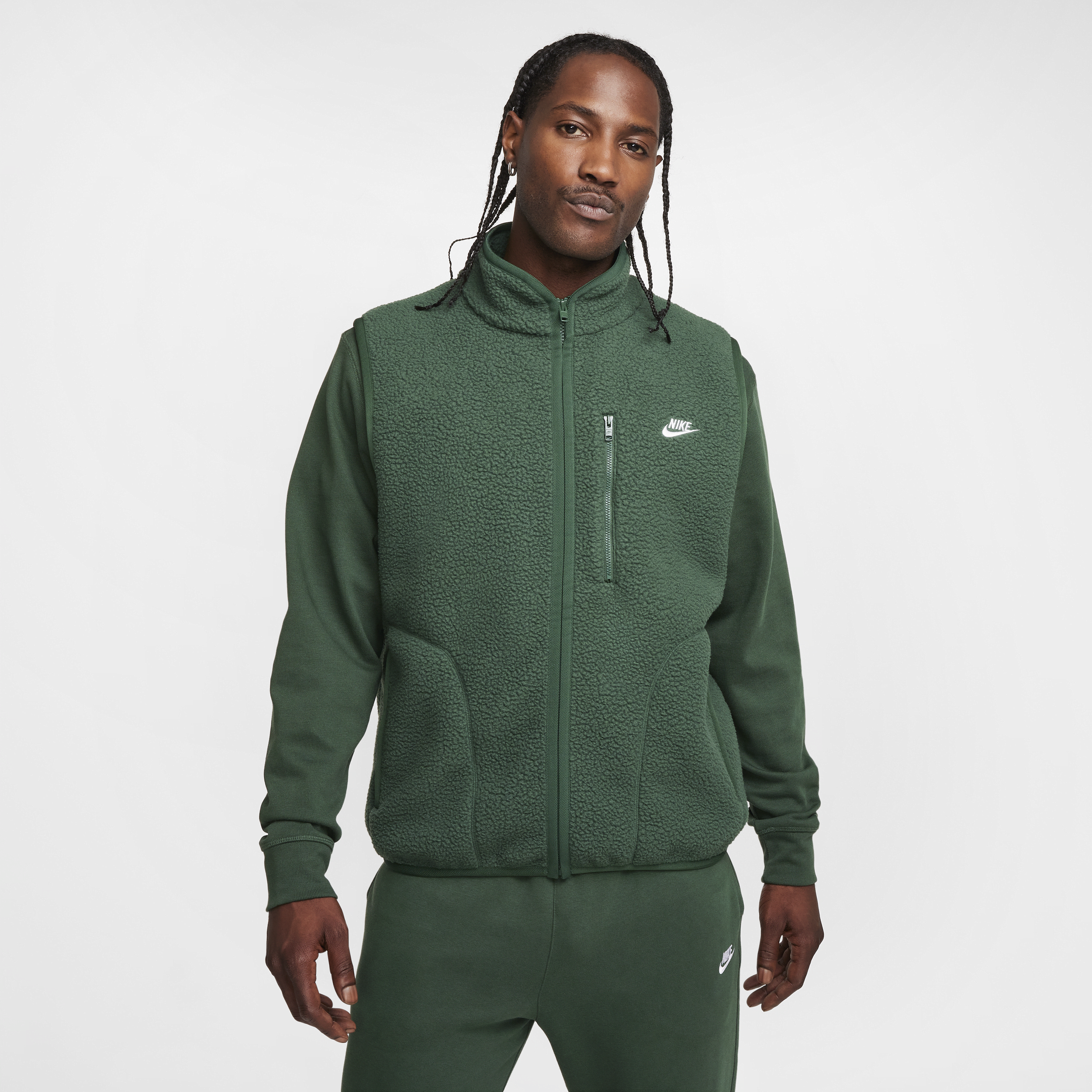 Nike Men's  Sportswear Club Fleece Jacket In Green