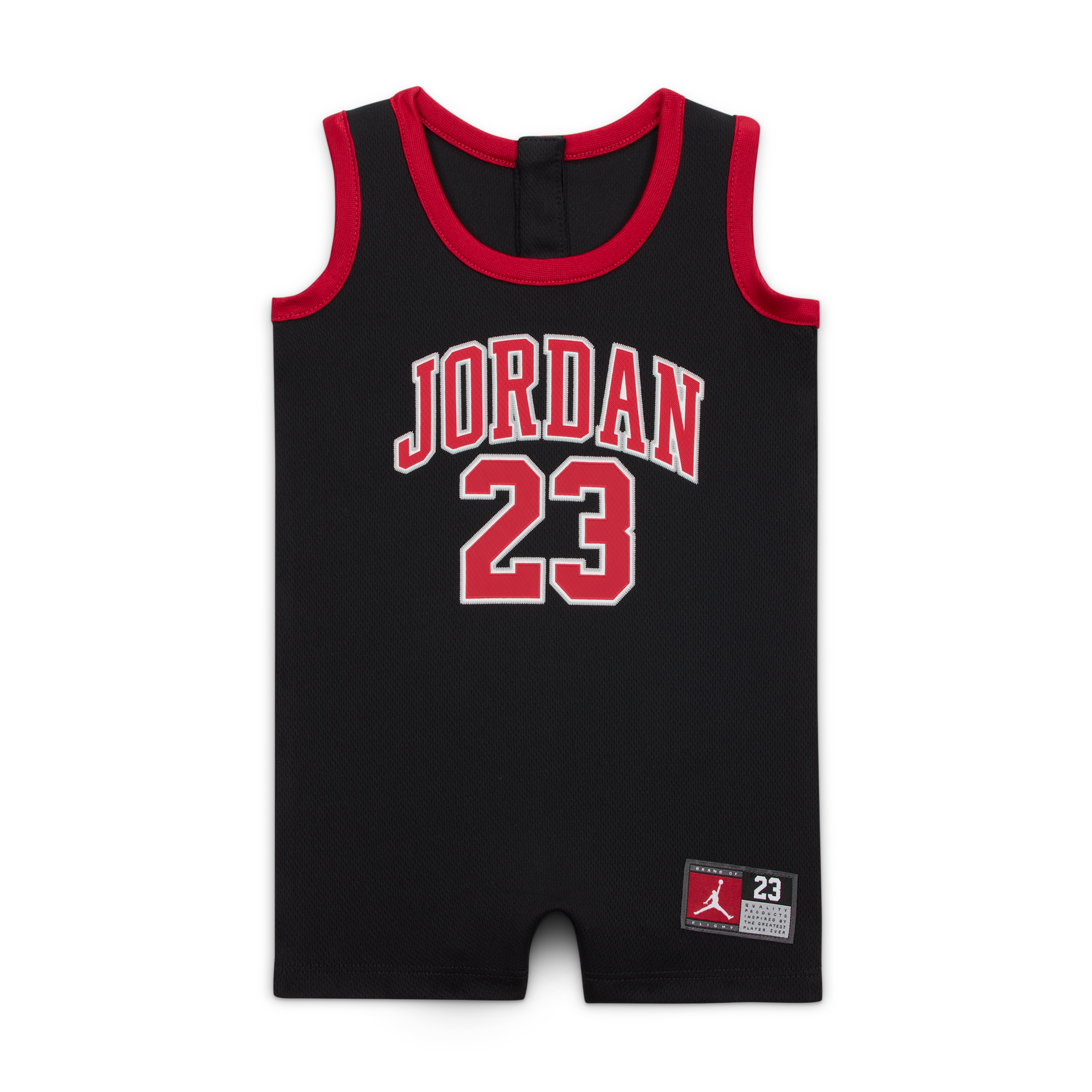 Jordan Jumpman 23 Jersey Romper In Black