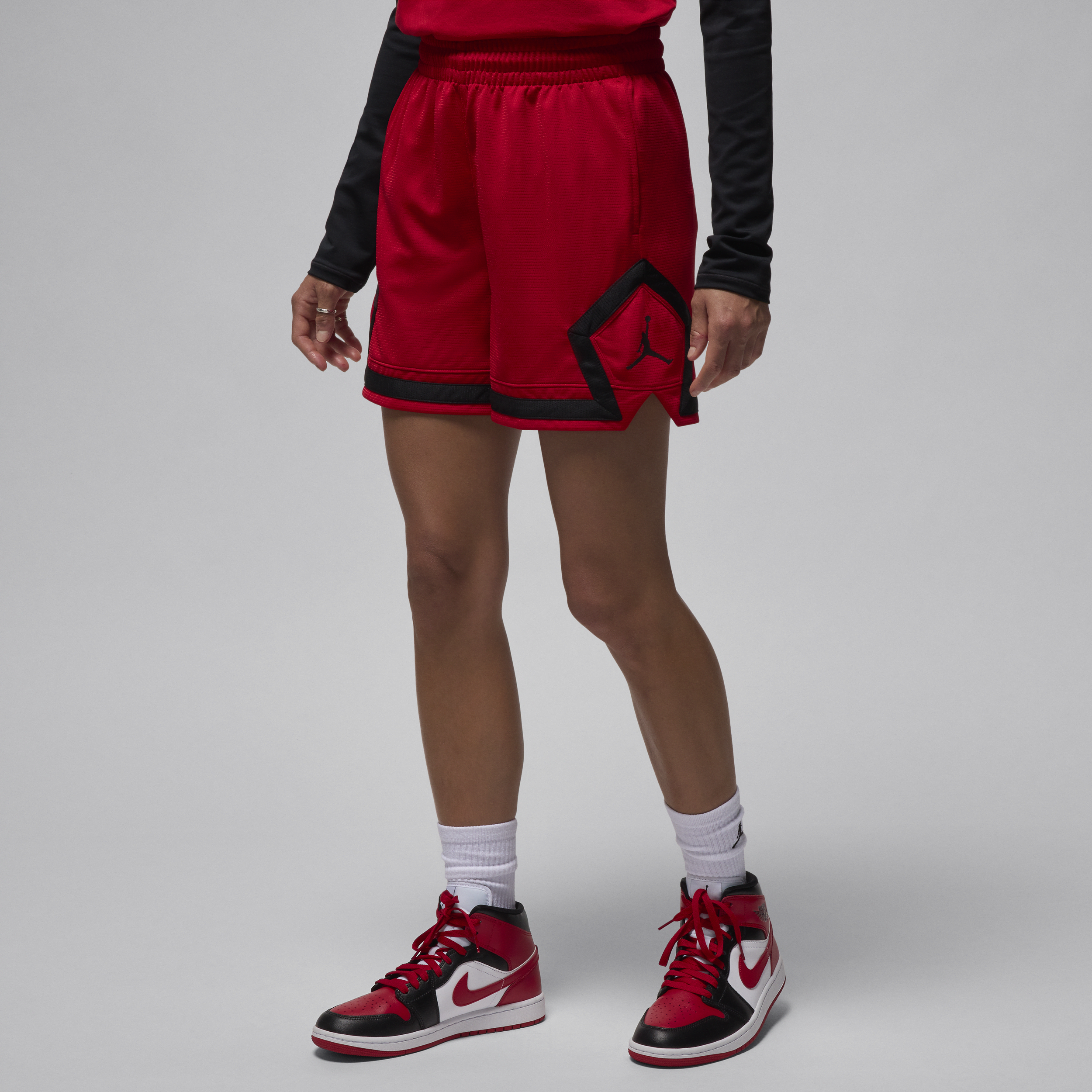 Jordan Women's Sport 4" Diamond Shorts In Red