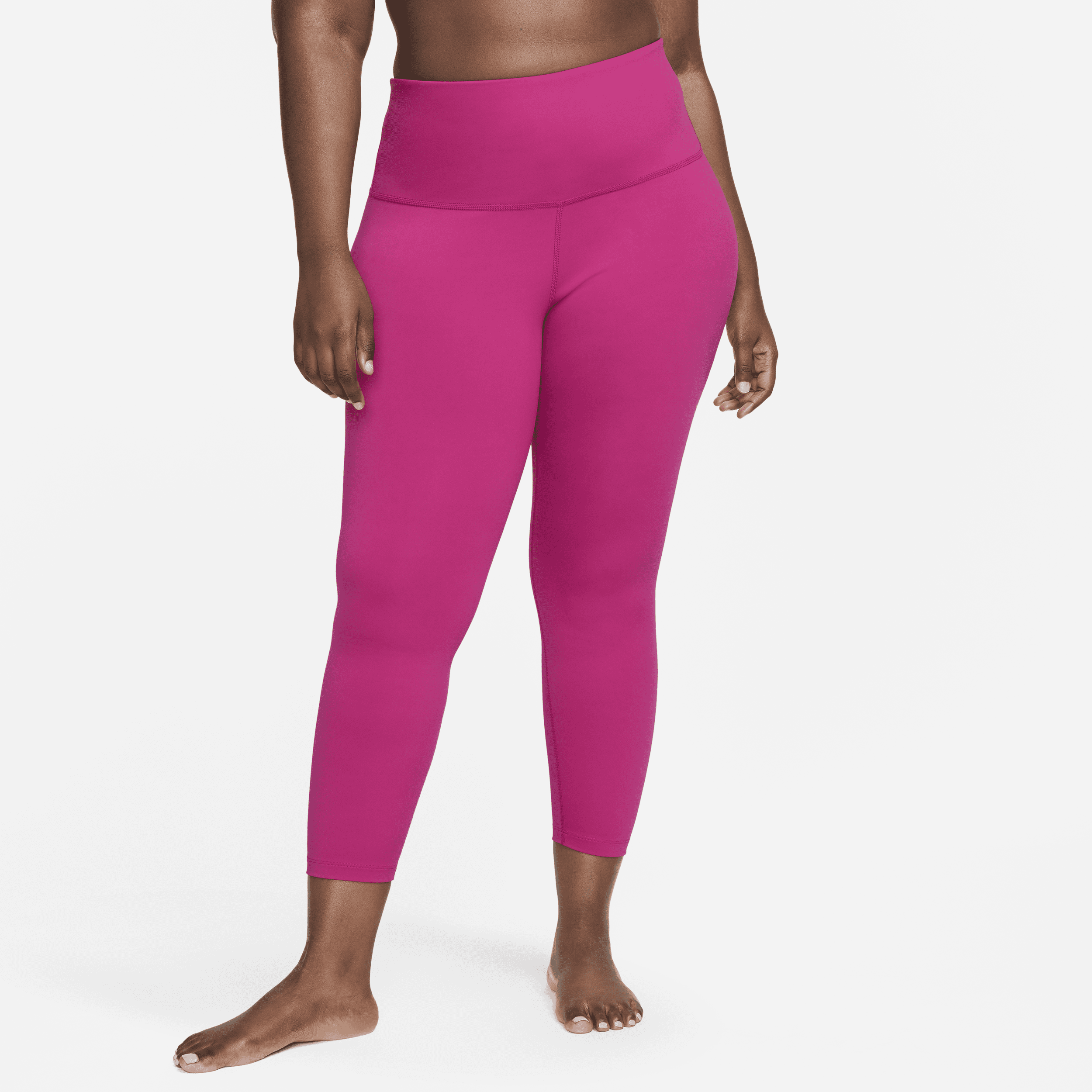 Nike Women's  Yoga High-waisted 7/8 Leggings (plus Size) In Purple