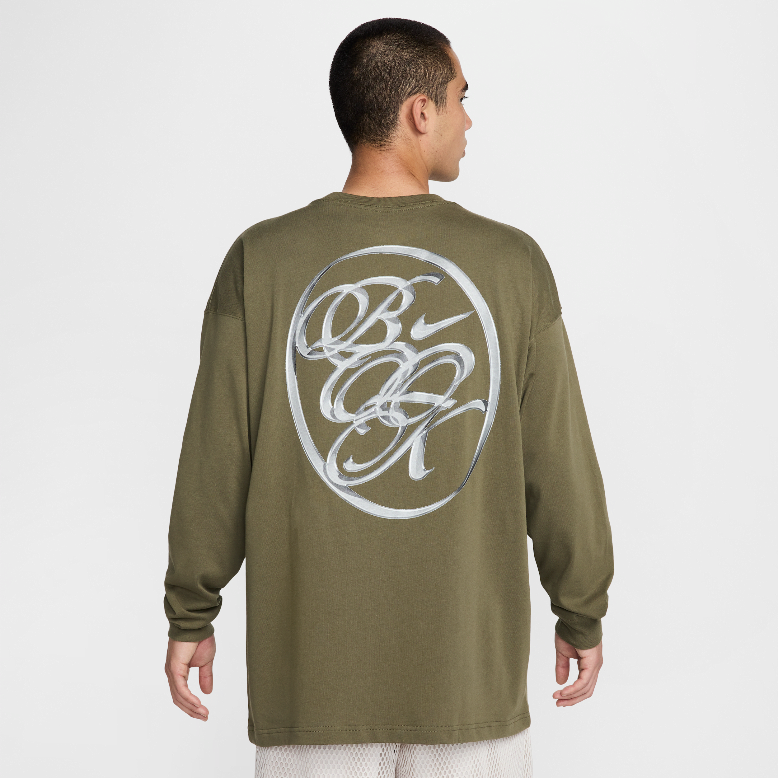 Nike Men's Devin Booker Long-sleeve Basketball T-shirt In Green