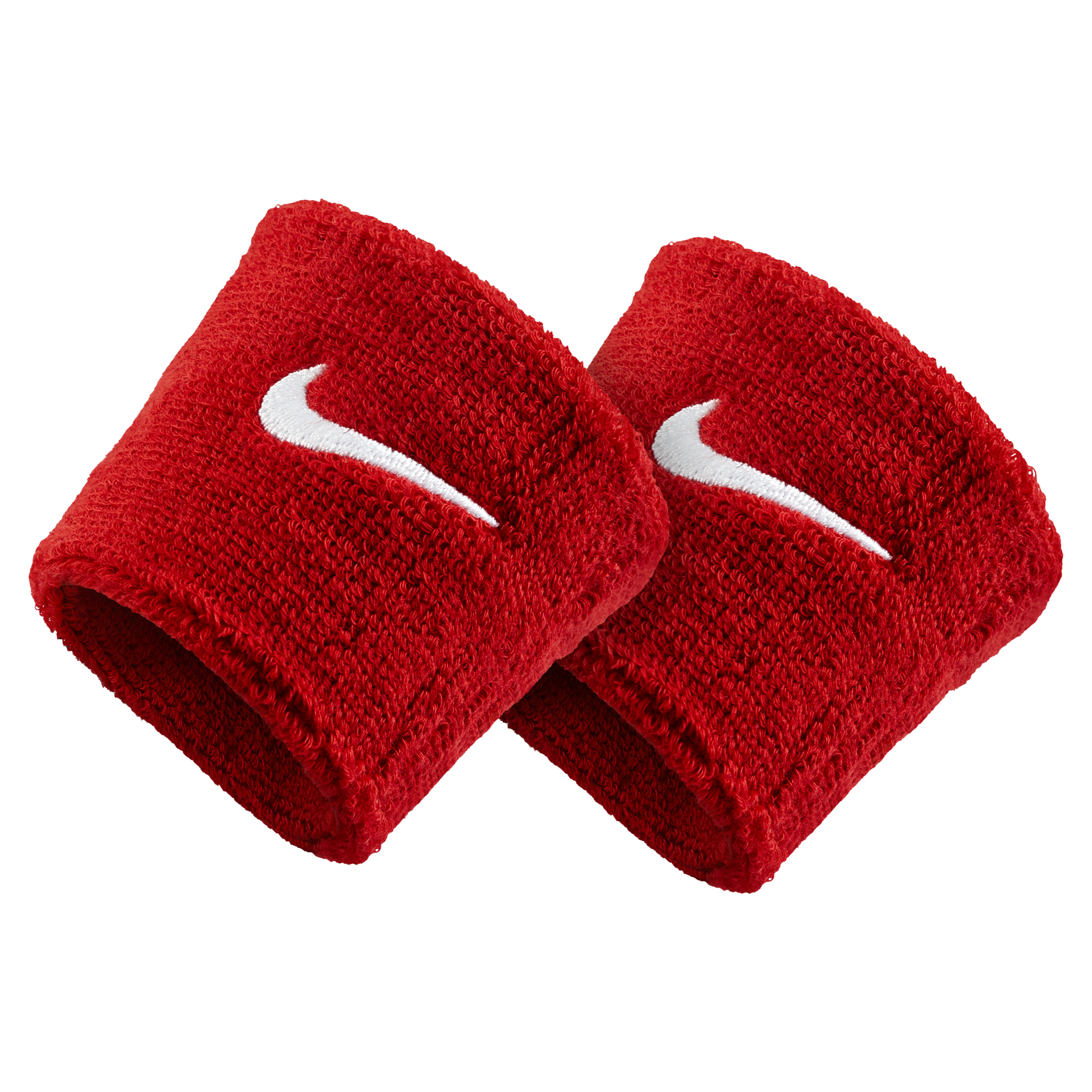 Nike Unisex Swoosh Wristbands In Red