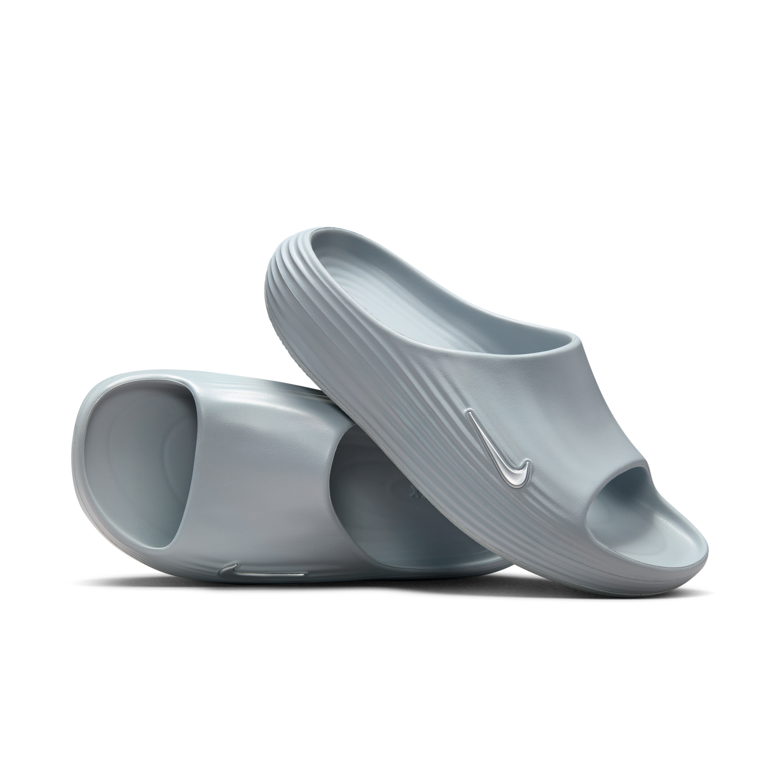 Nike Men's Reactx Rejuven8 Slides In Gray