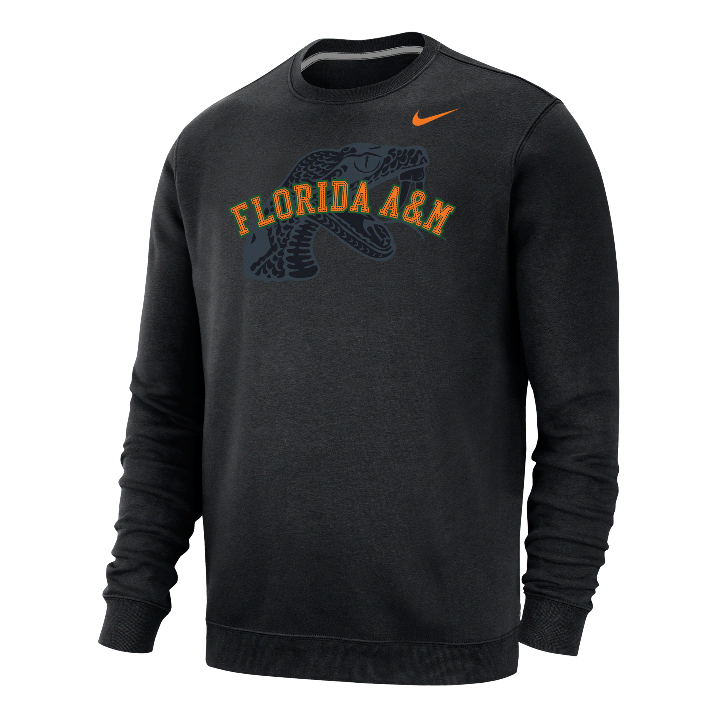 Nike Men's College Club Fleece (famu) Sweatshirt In Black