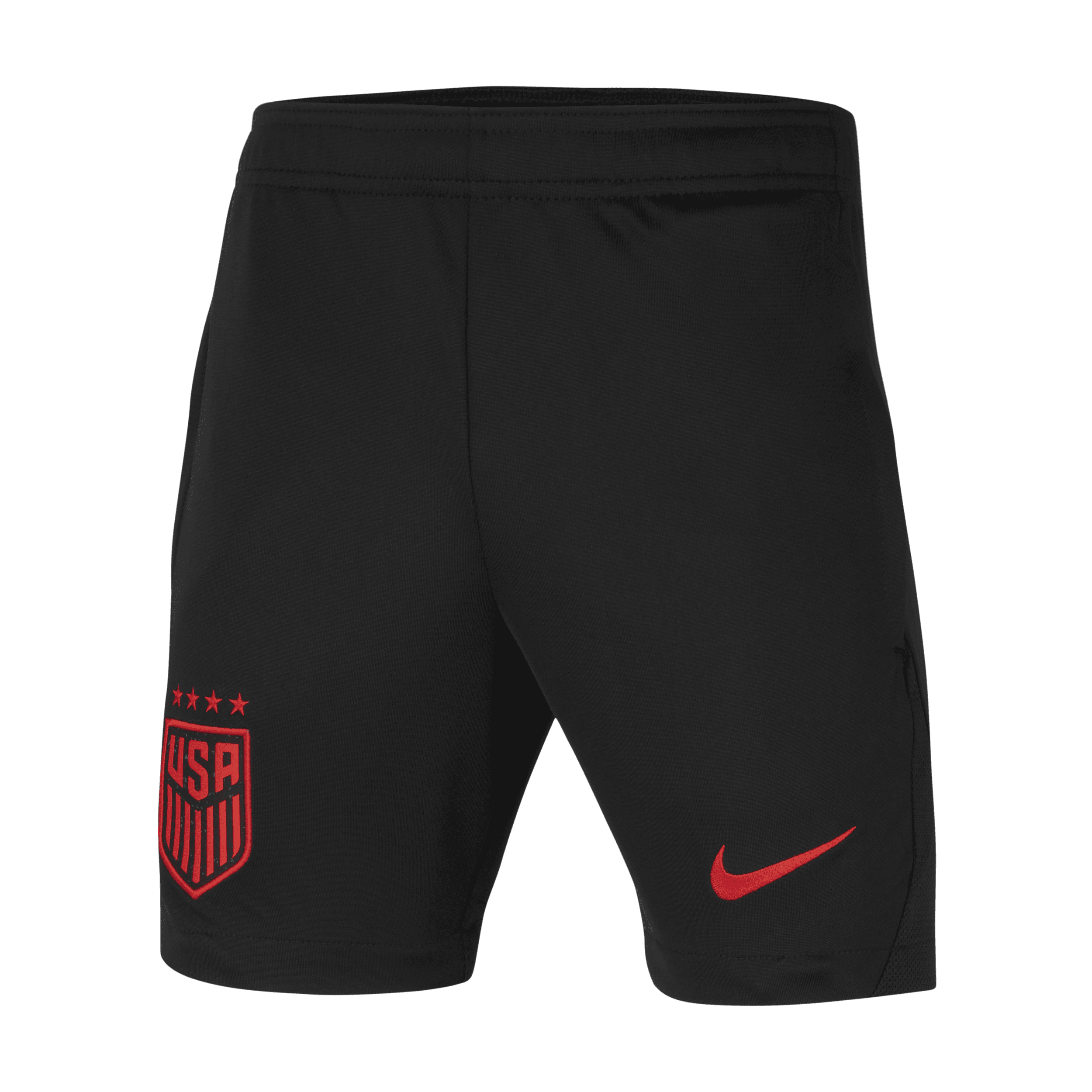 Shop Nike U.s. Academy Pro Big Kids'  Dri-fit Knit Soccer Shorts In Black