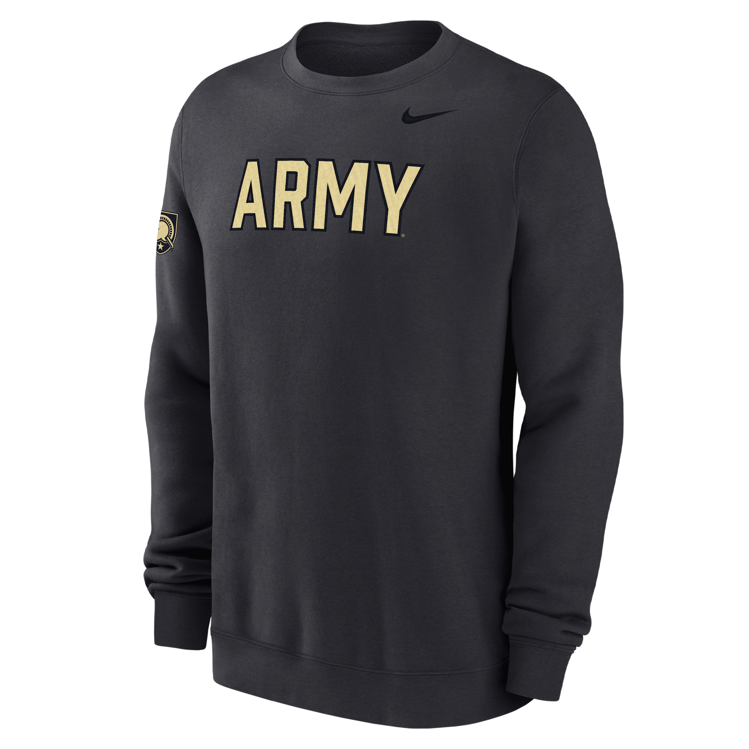 Nike Army Club Fleece  Men's College Crew-neck Sweatshirt In Gray