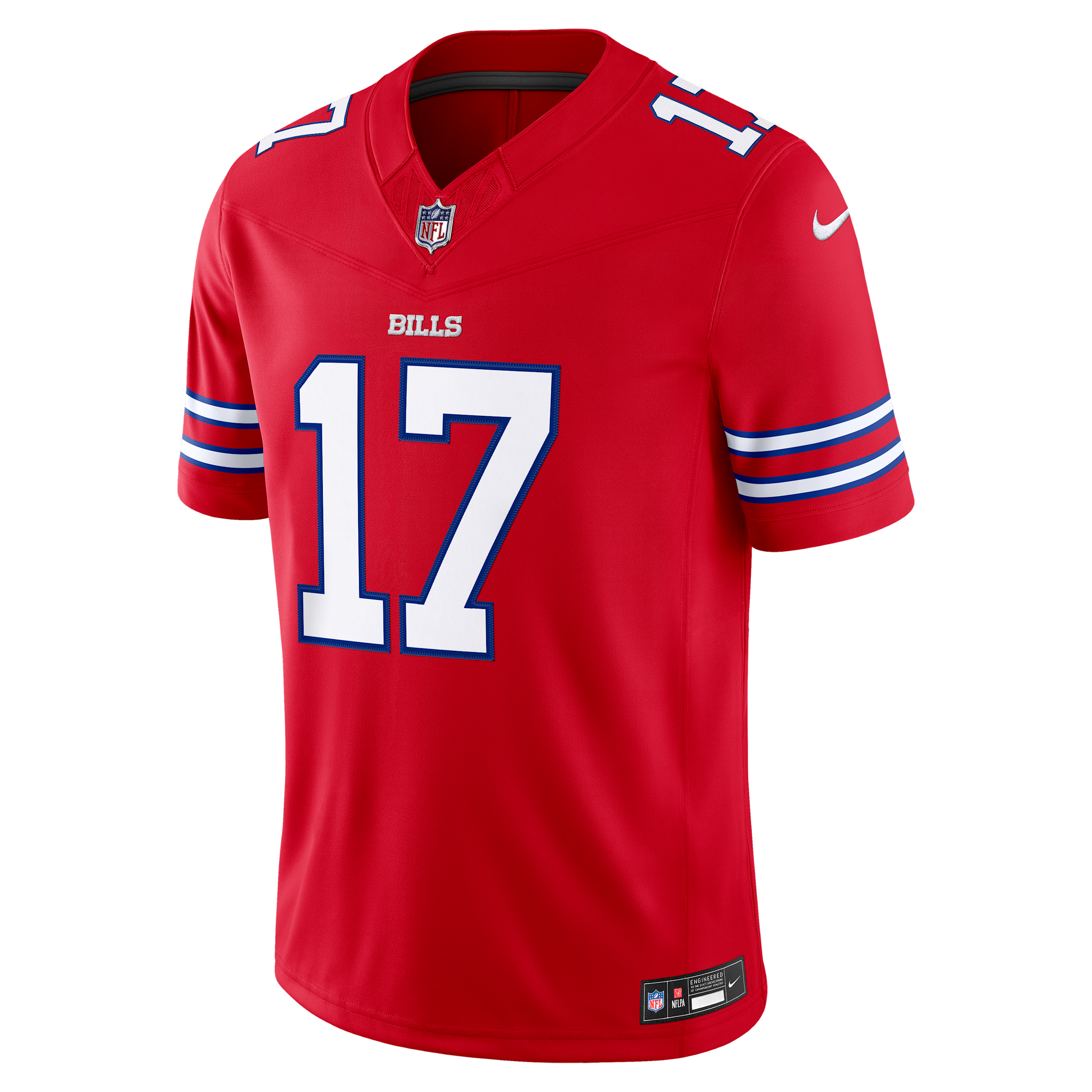 Nike Men's Josh Allen Red Buffalo Bills Alternate Vapor F.u.s.e. Stitched Limited Jersey - Red