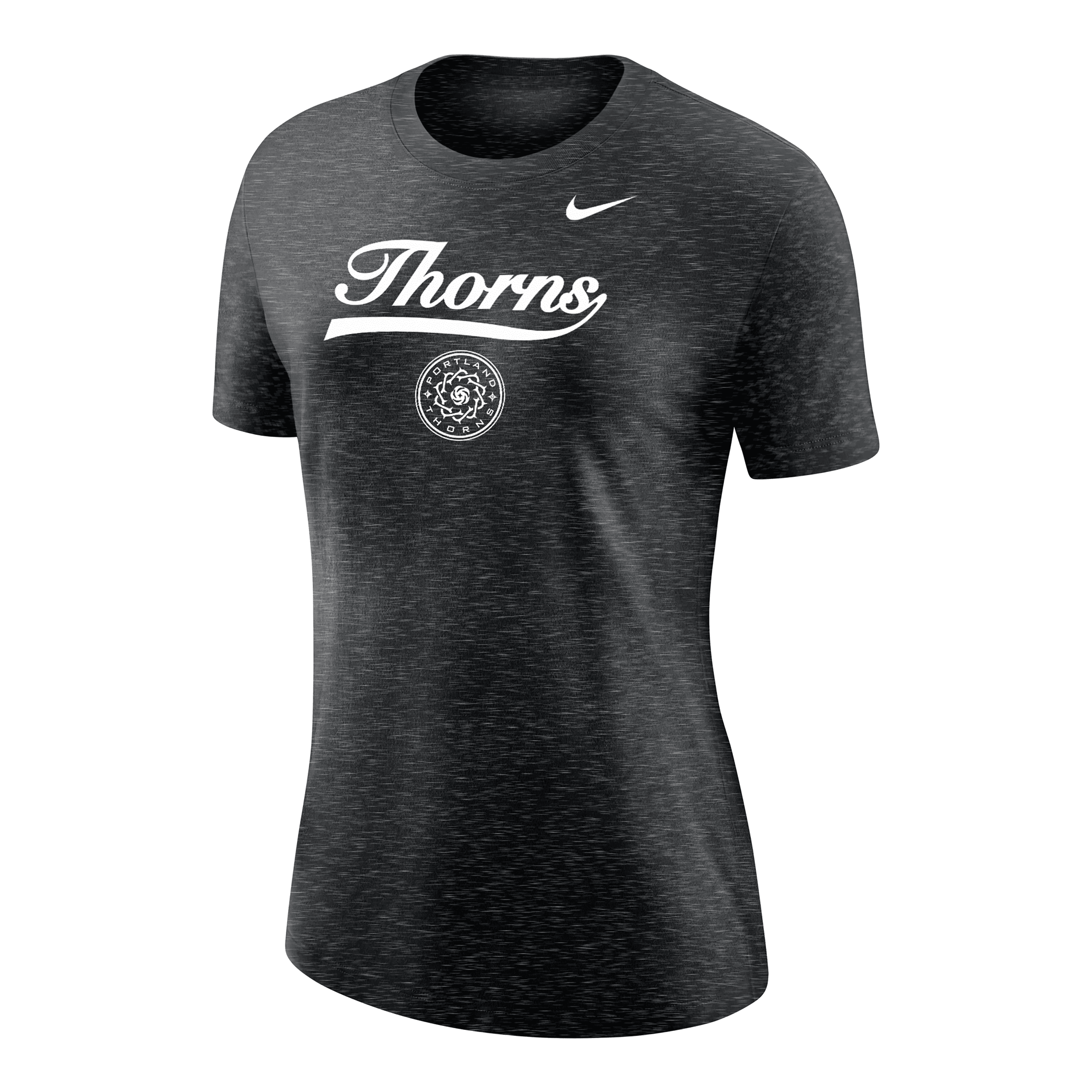 Nike Portland Thorns  Women's Soccer Varsity T-shirt In Black
